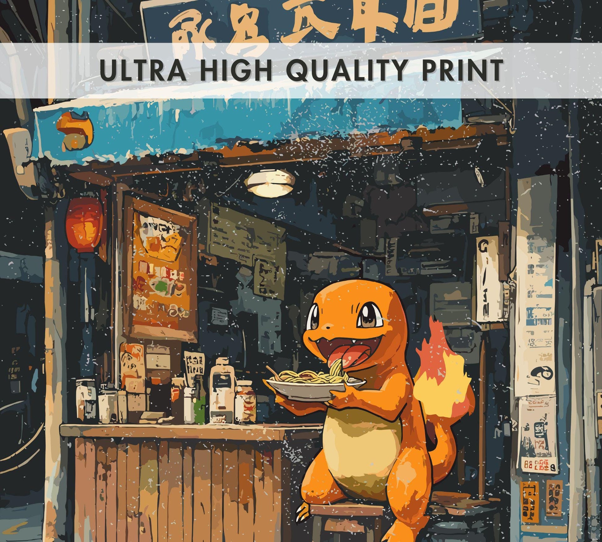 Charmander Ramen Series Poster