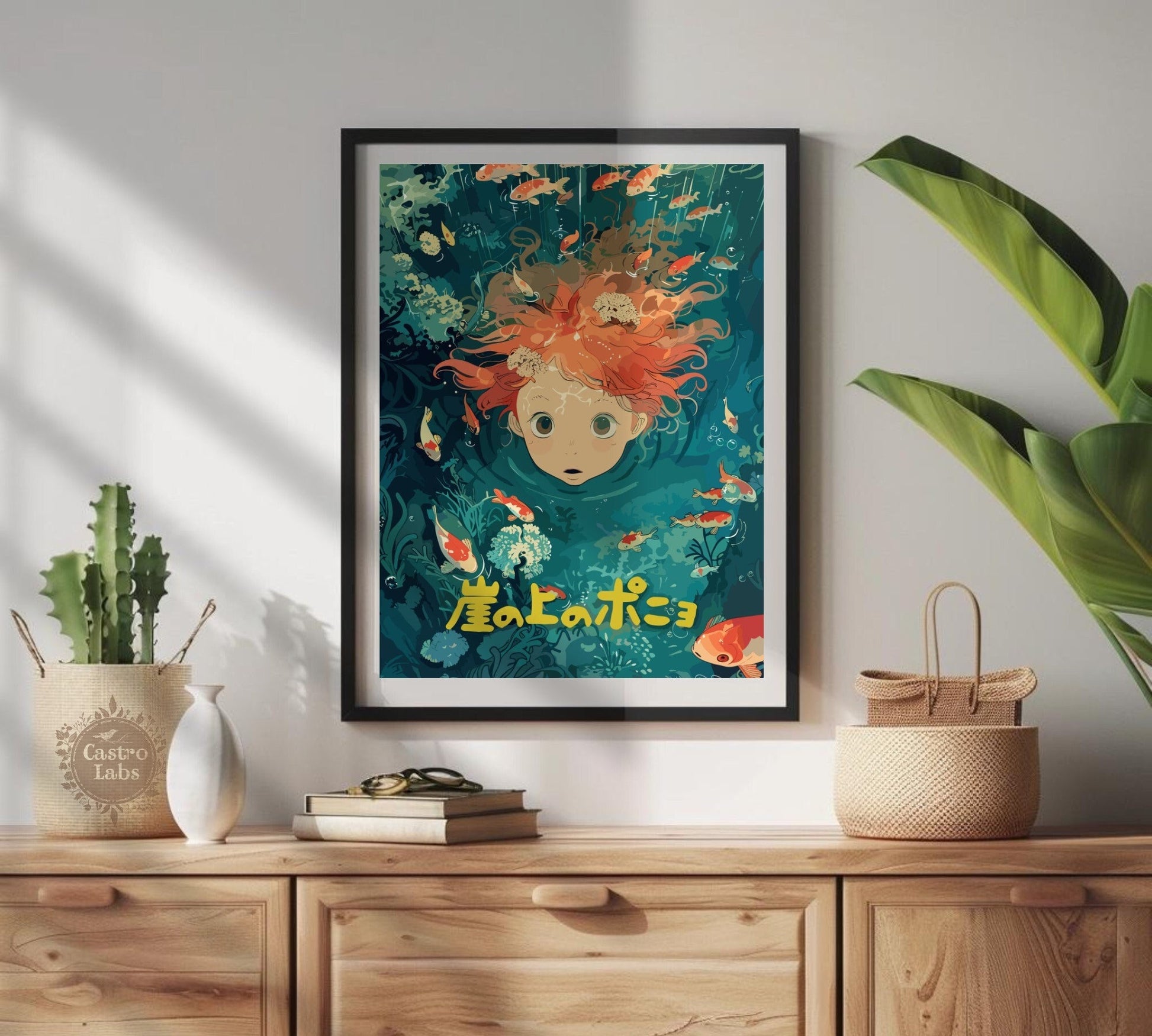 Ponyo Poster - Studio Ghibli Print