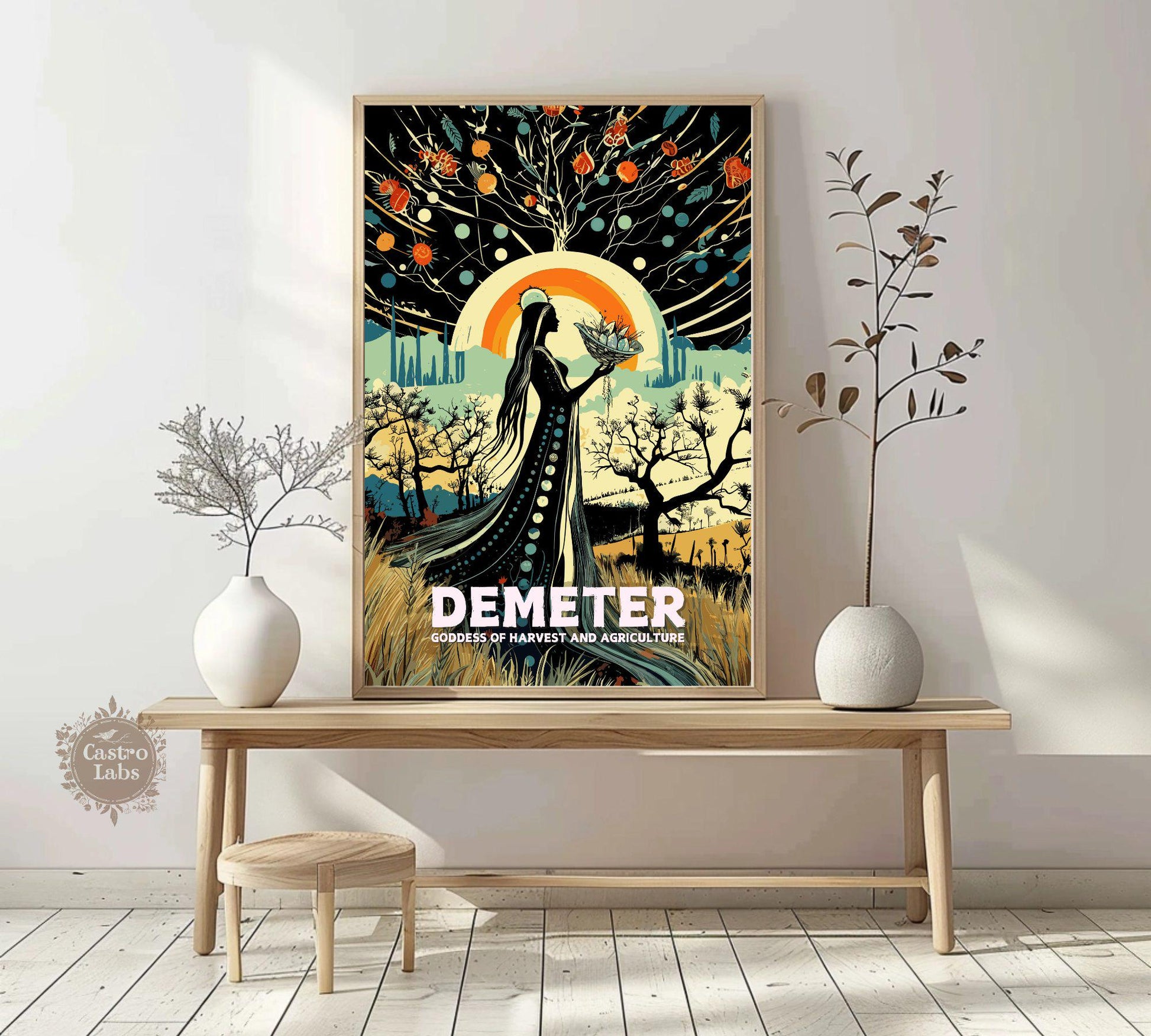 Demeter Goddess, Goddess of Harvest