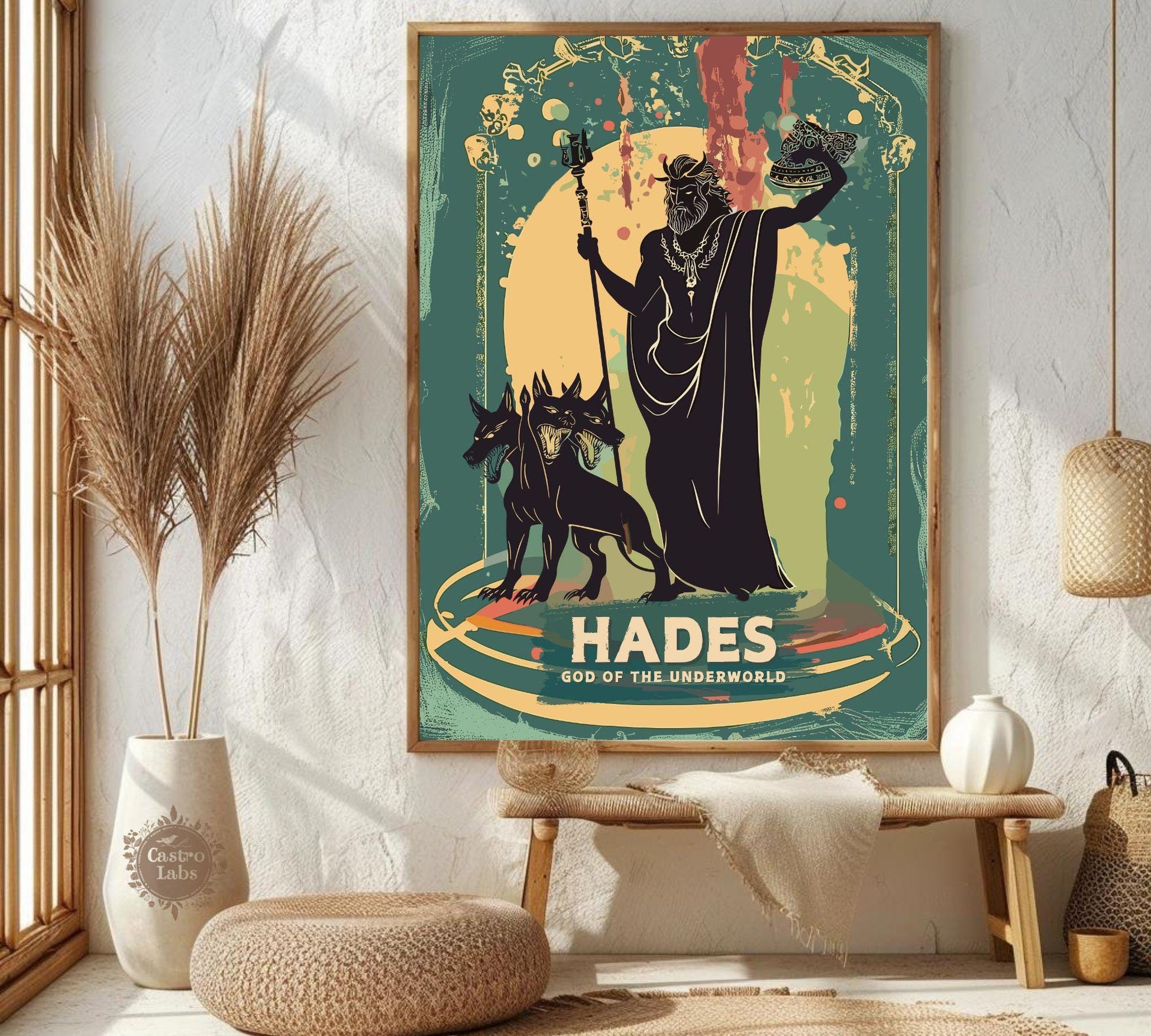 Hades God Poster