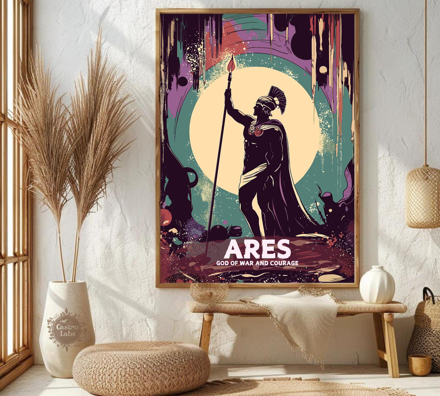 Greek God Ares - Poster