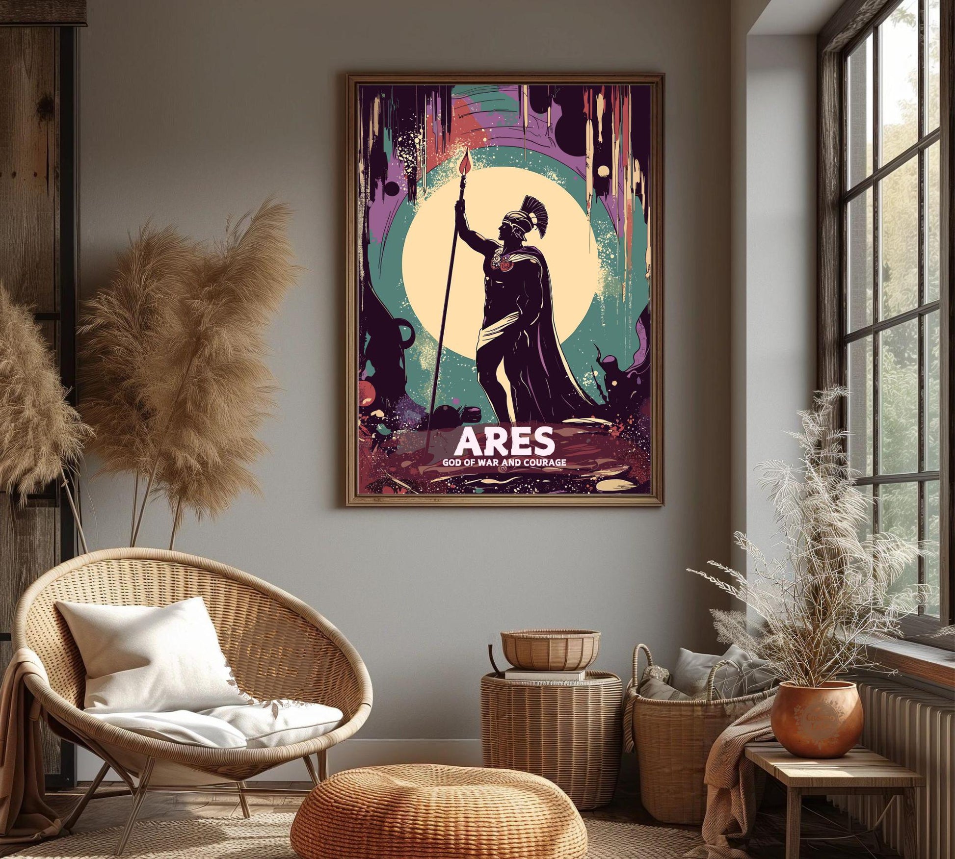 Greek God Ares - Poster