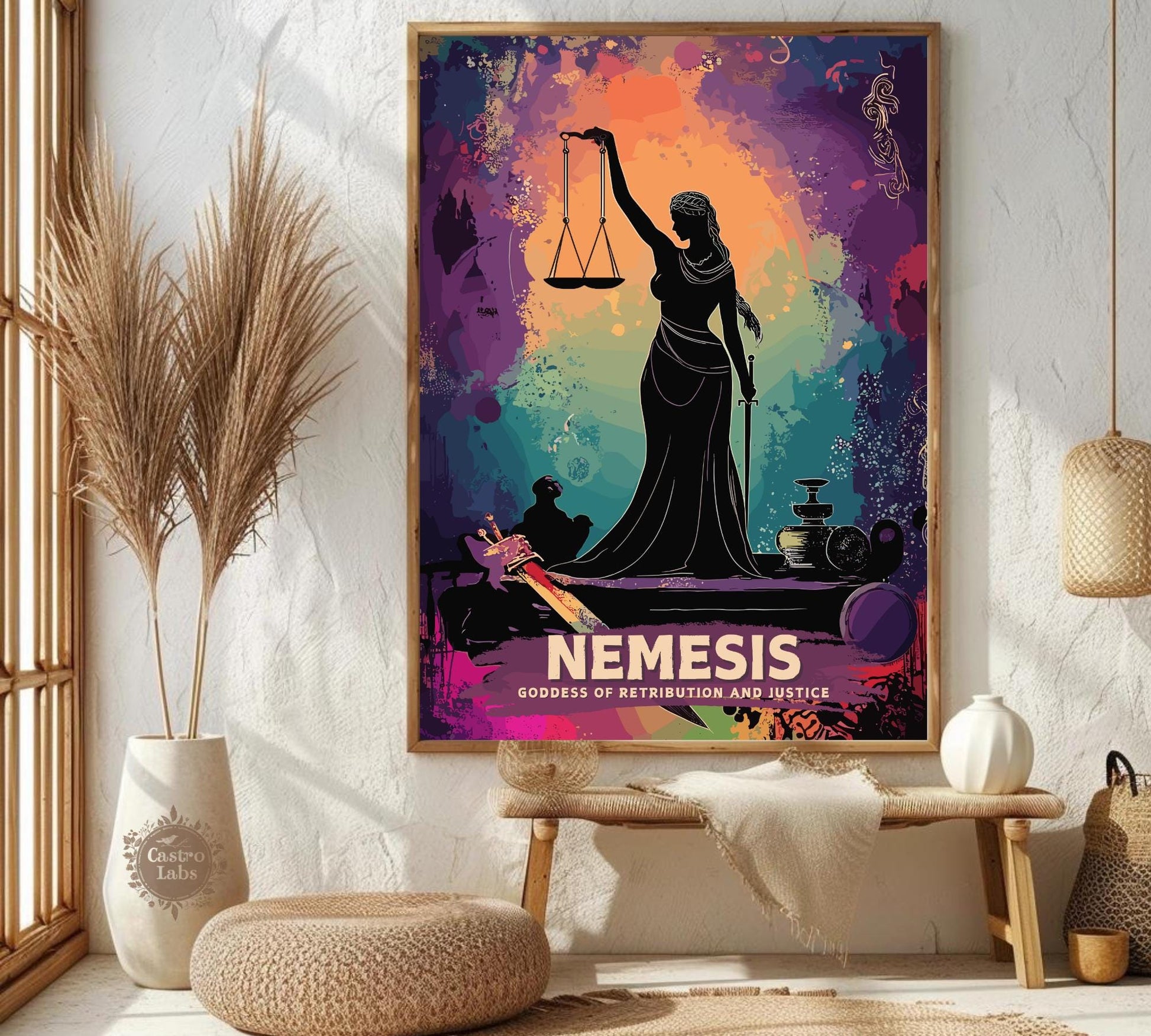 Nemesis Goddess, Goddess of retribution and justice