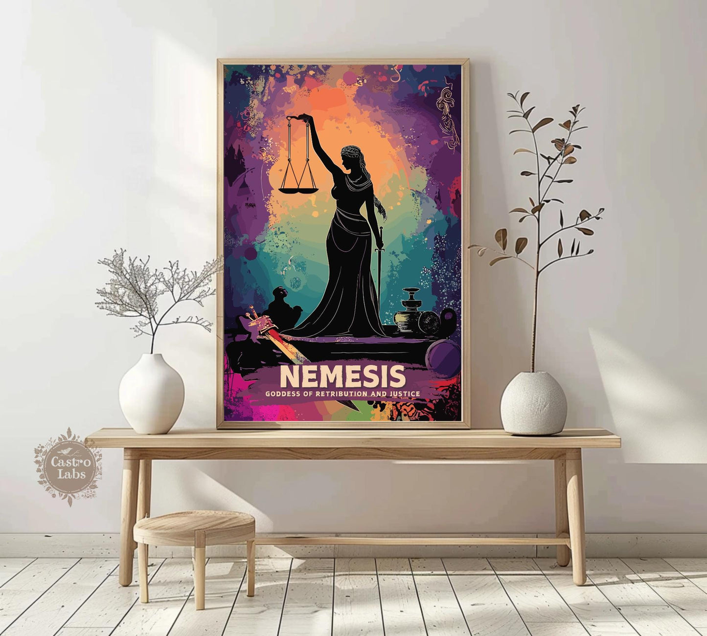 Nemesis Goddess, Goddess of retribution and justice