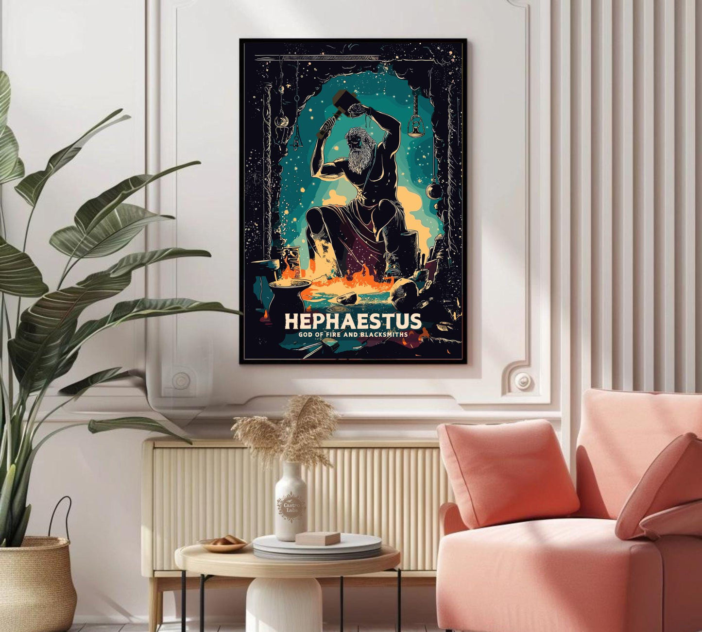 Hephaestus God Poster