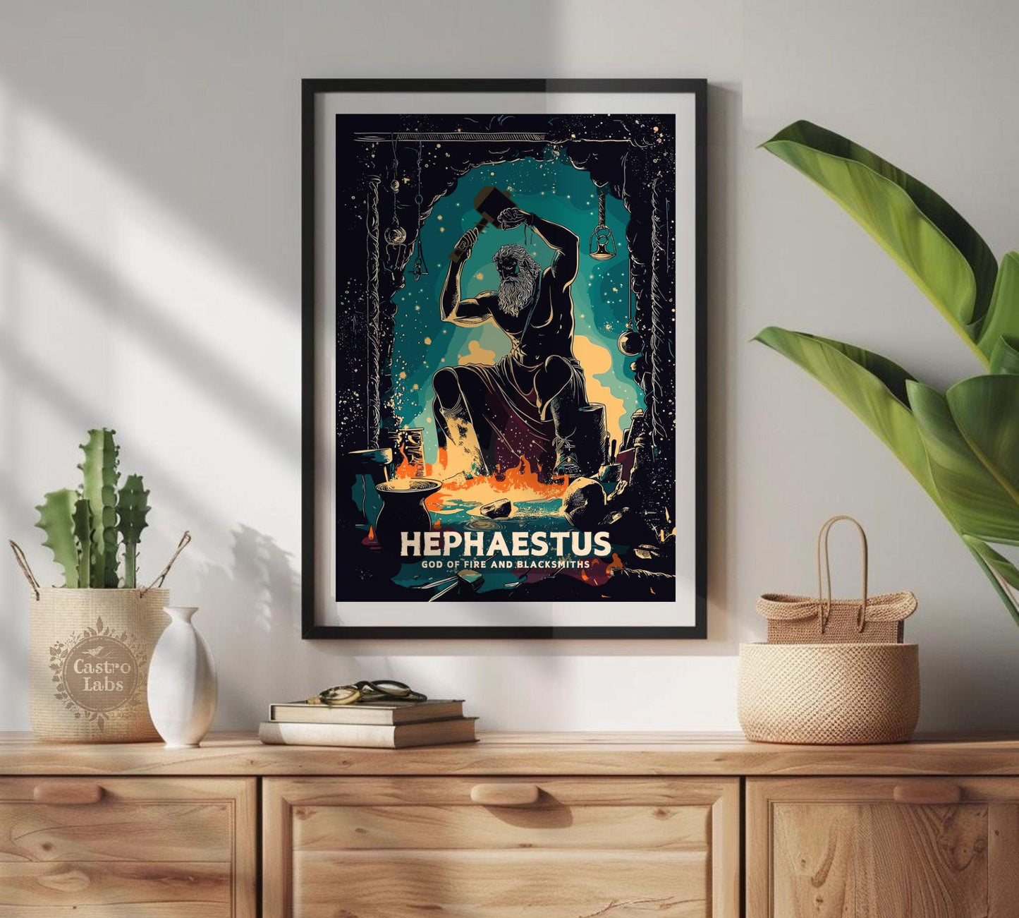 Hephaestus God Poster