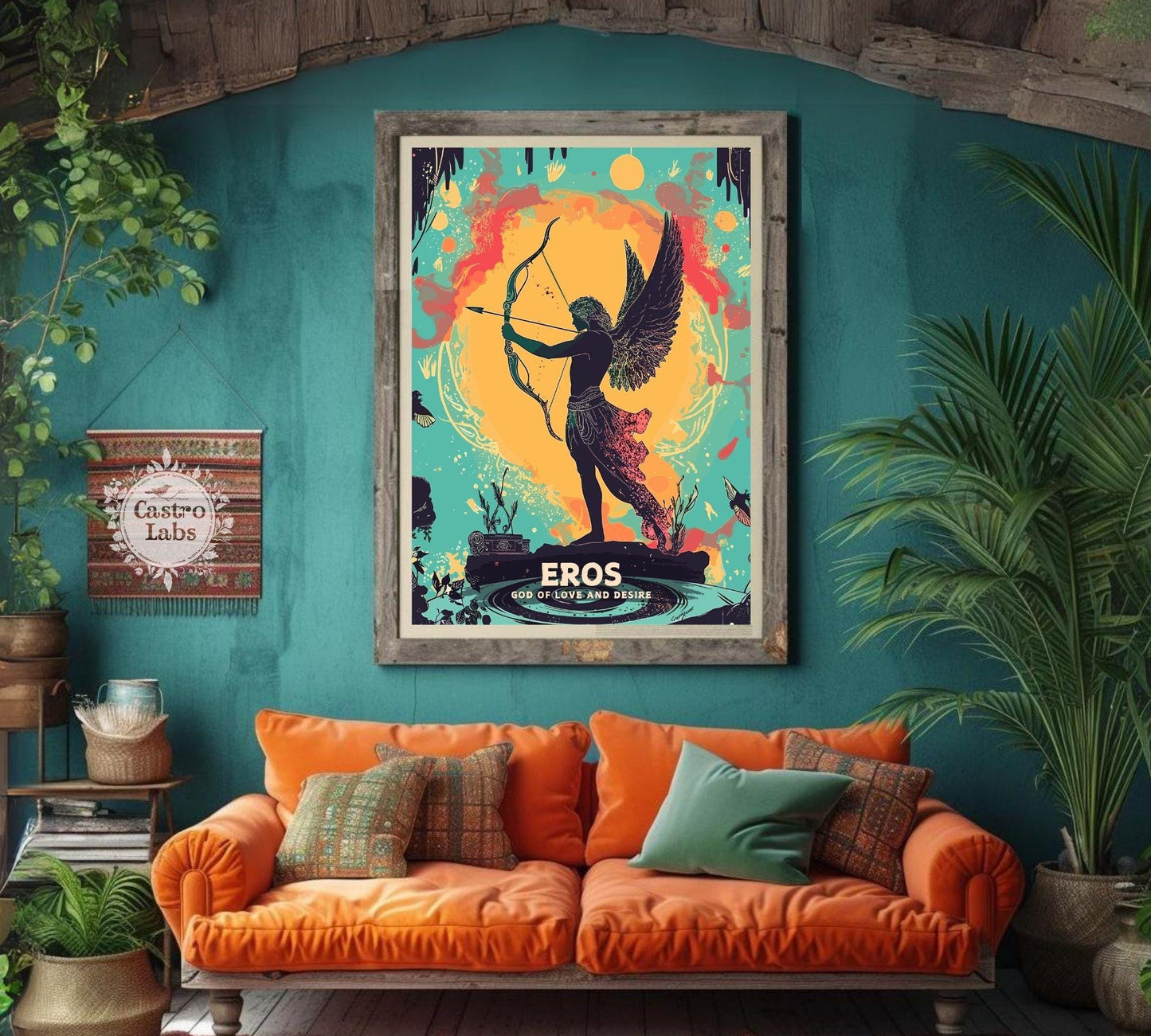 Eros God Poster, Greek God Eros