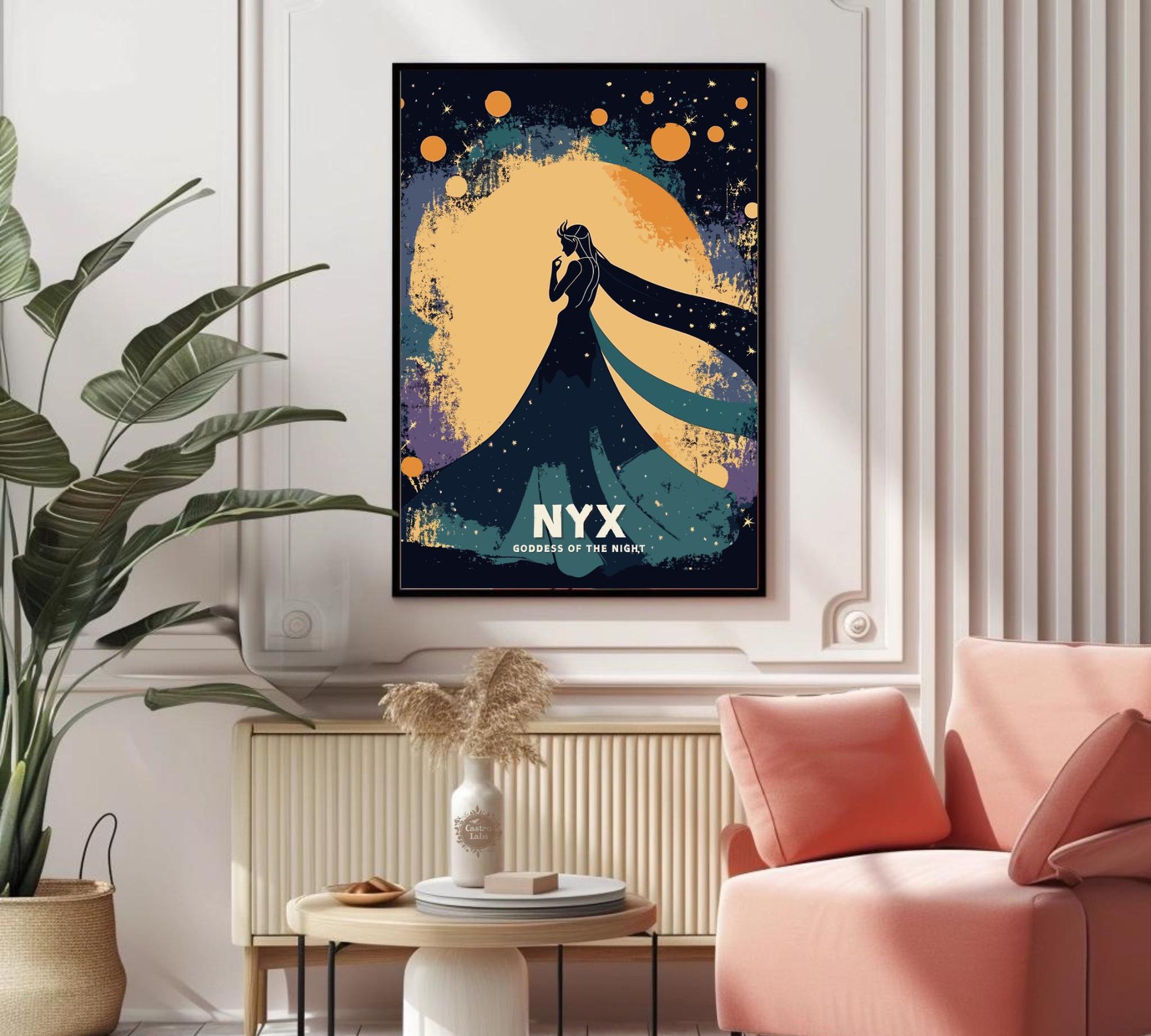 Nyx Goddess Poster, Goddess of the Night