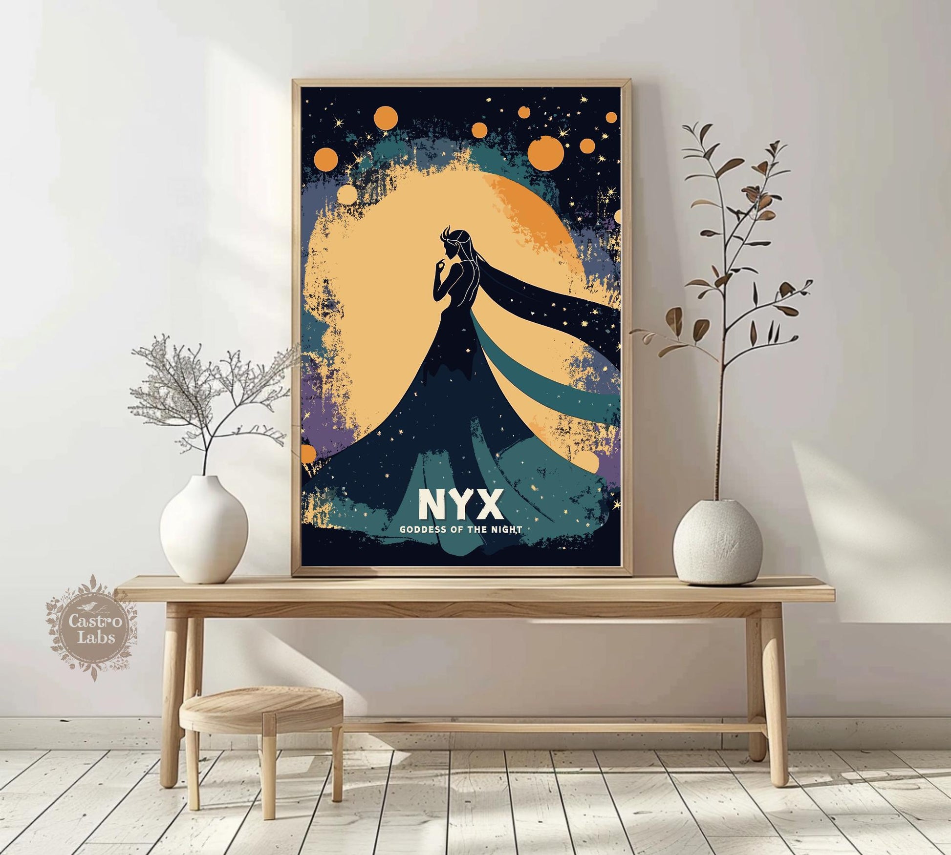 Nyx Goddess Poster, Goddess of the Night