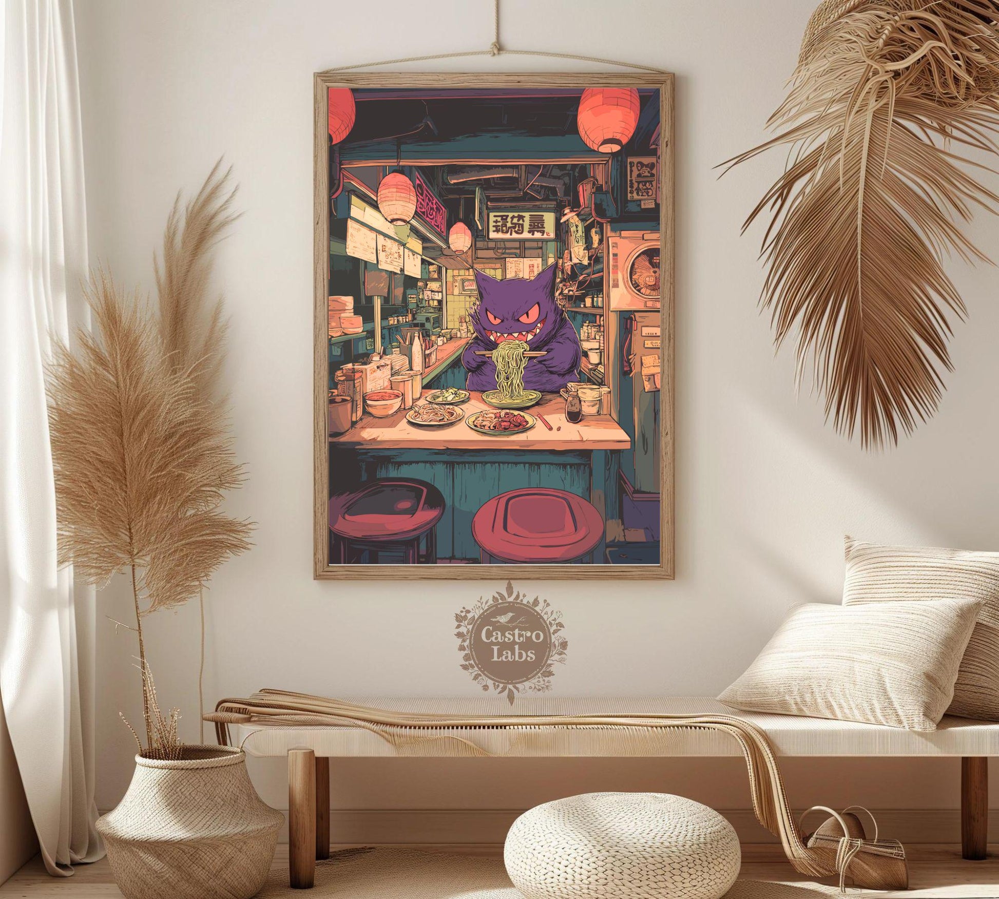 Gengar Ramen Series Poster