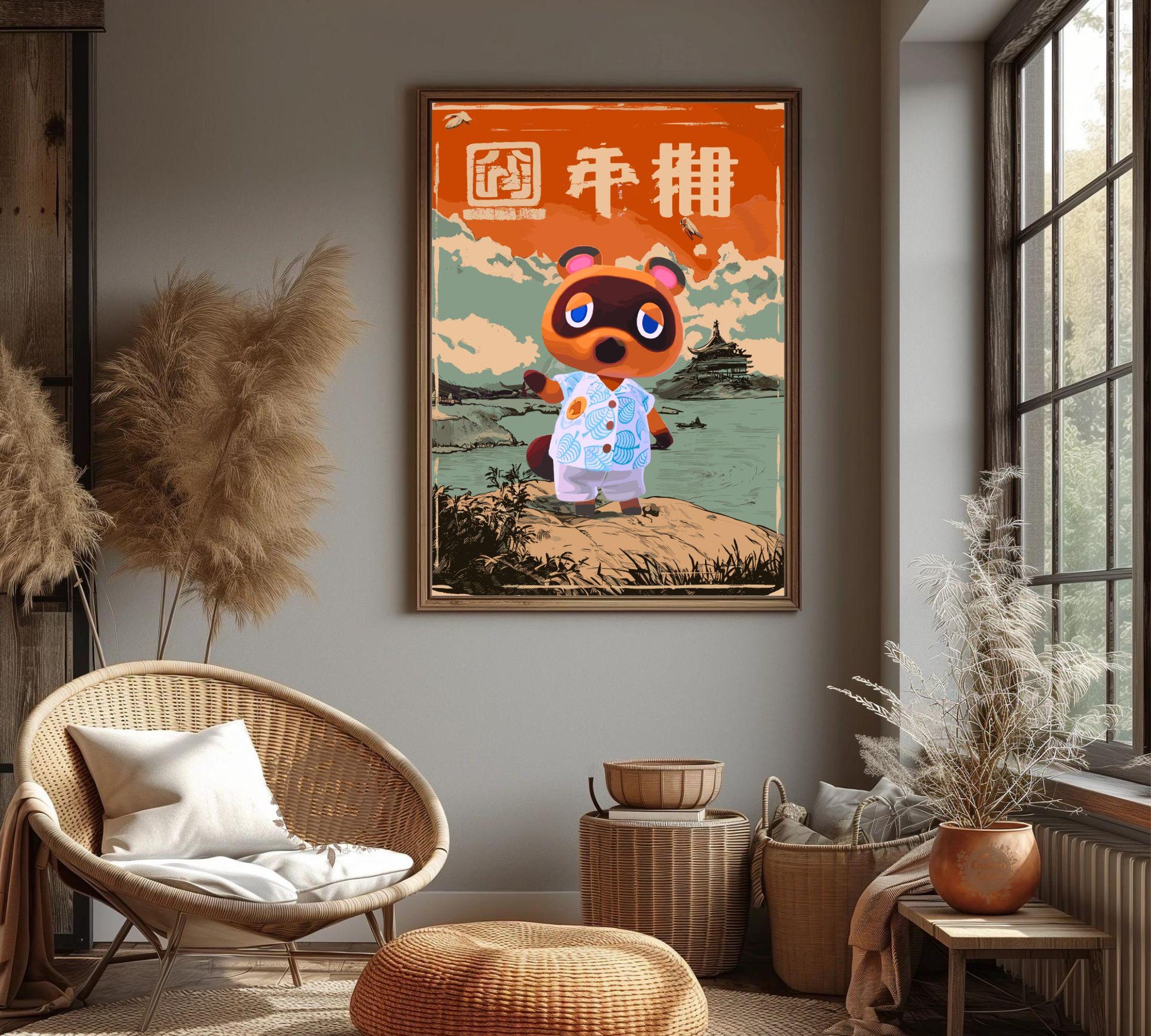 Tom Nook Inspired Poster - Inspired by Animal Crossing