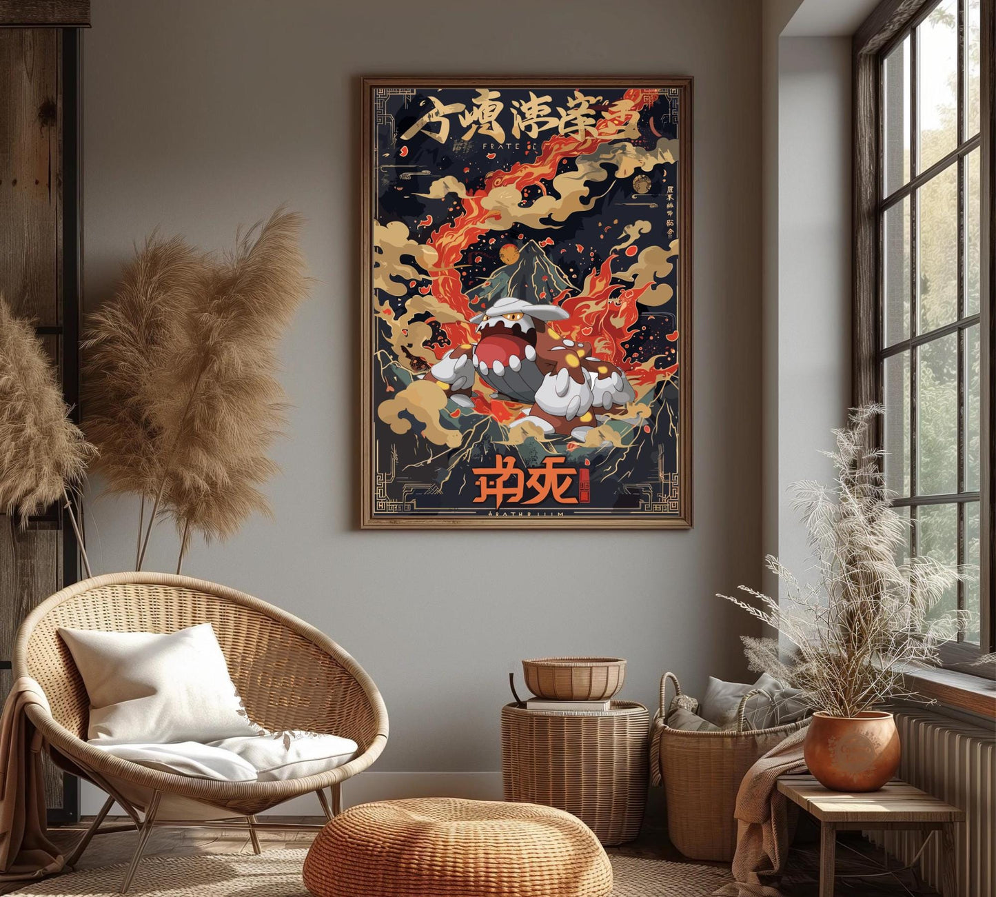 Heatran Poster, Legendary Pokémon