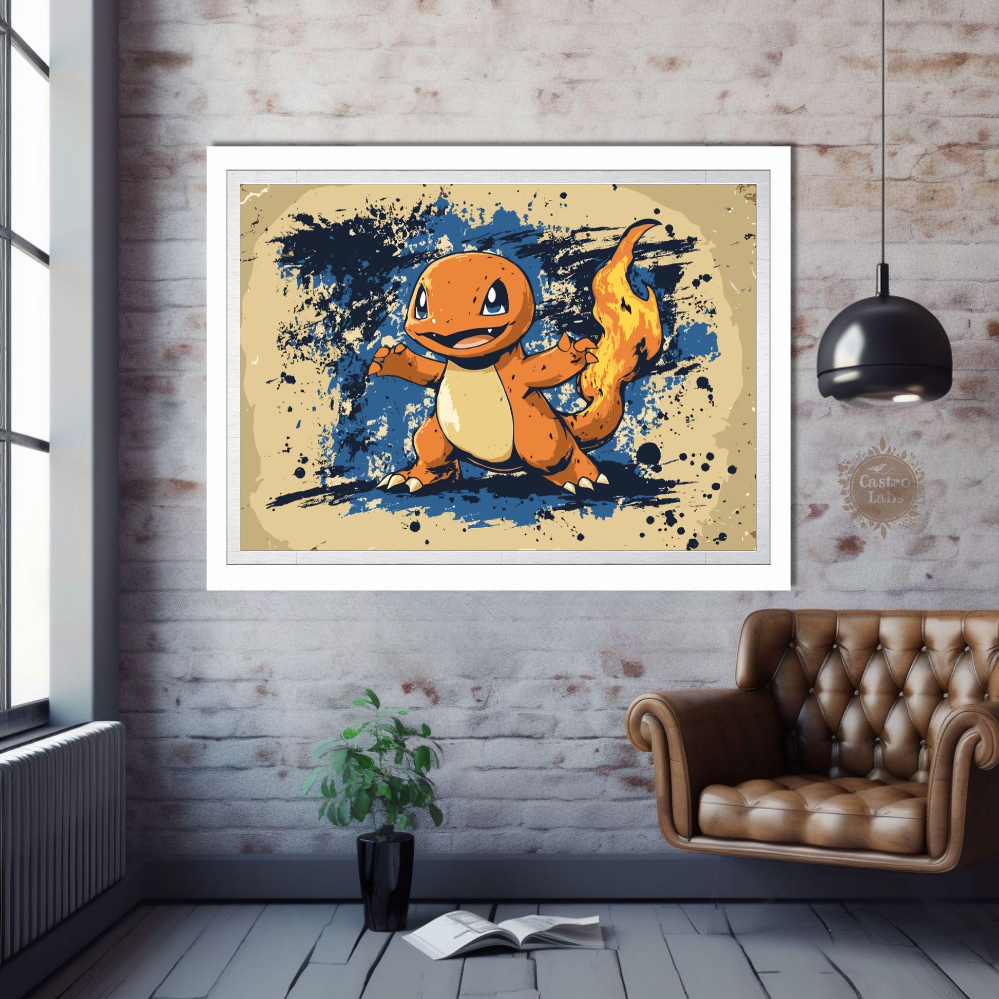 Charmander Landscape Poster