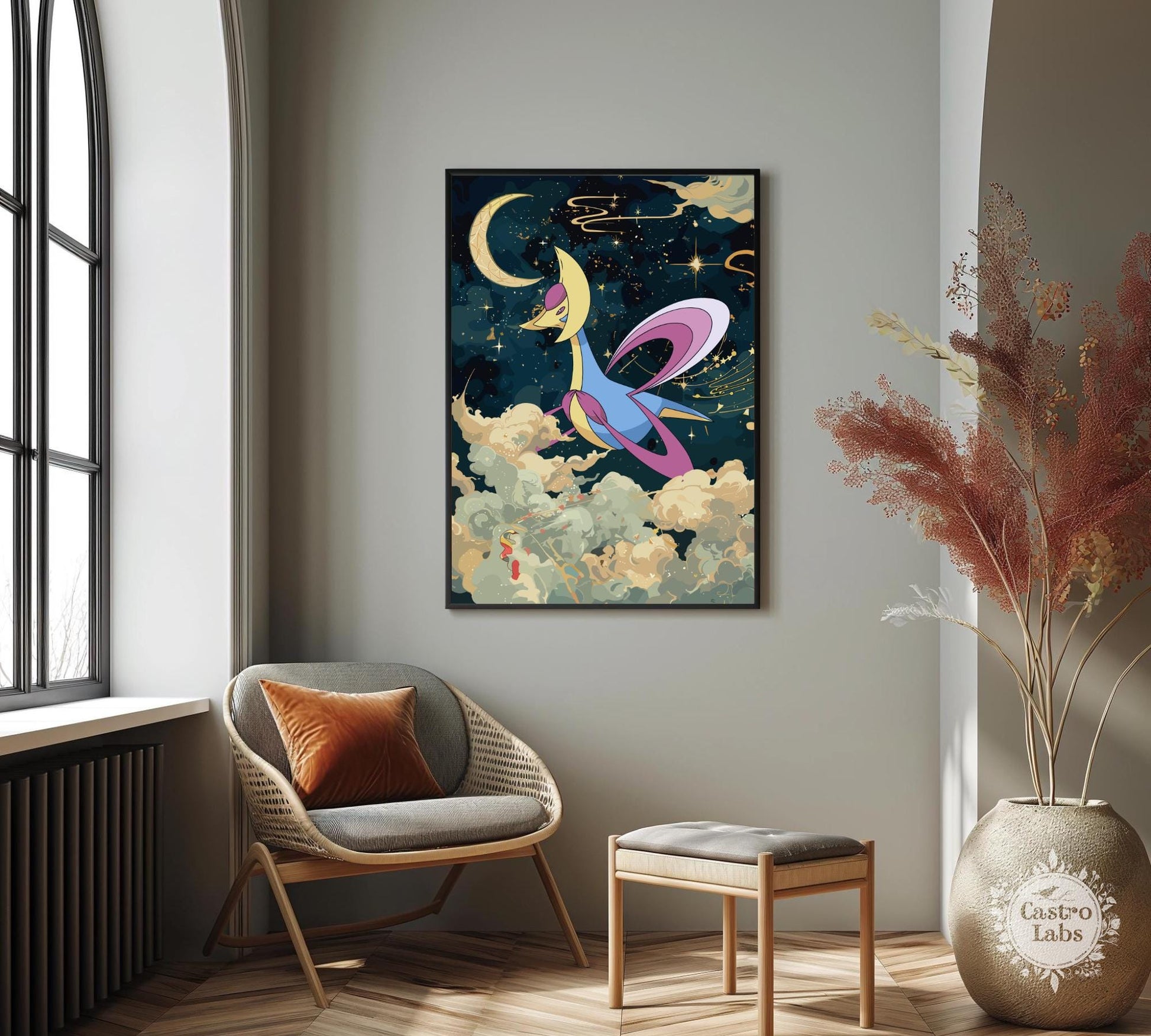 Cresselia Poster, Legendary Pokémon