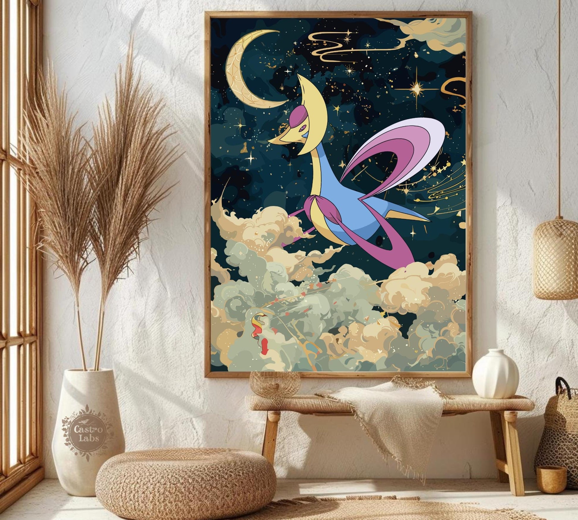 Cresselia Poster, Legendary Pokémon