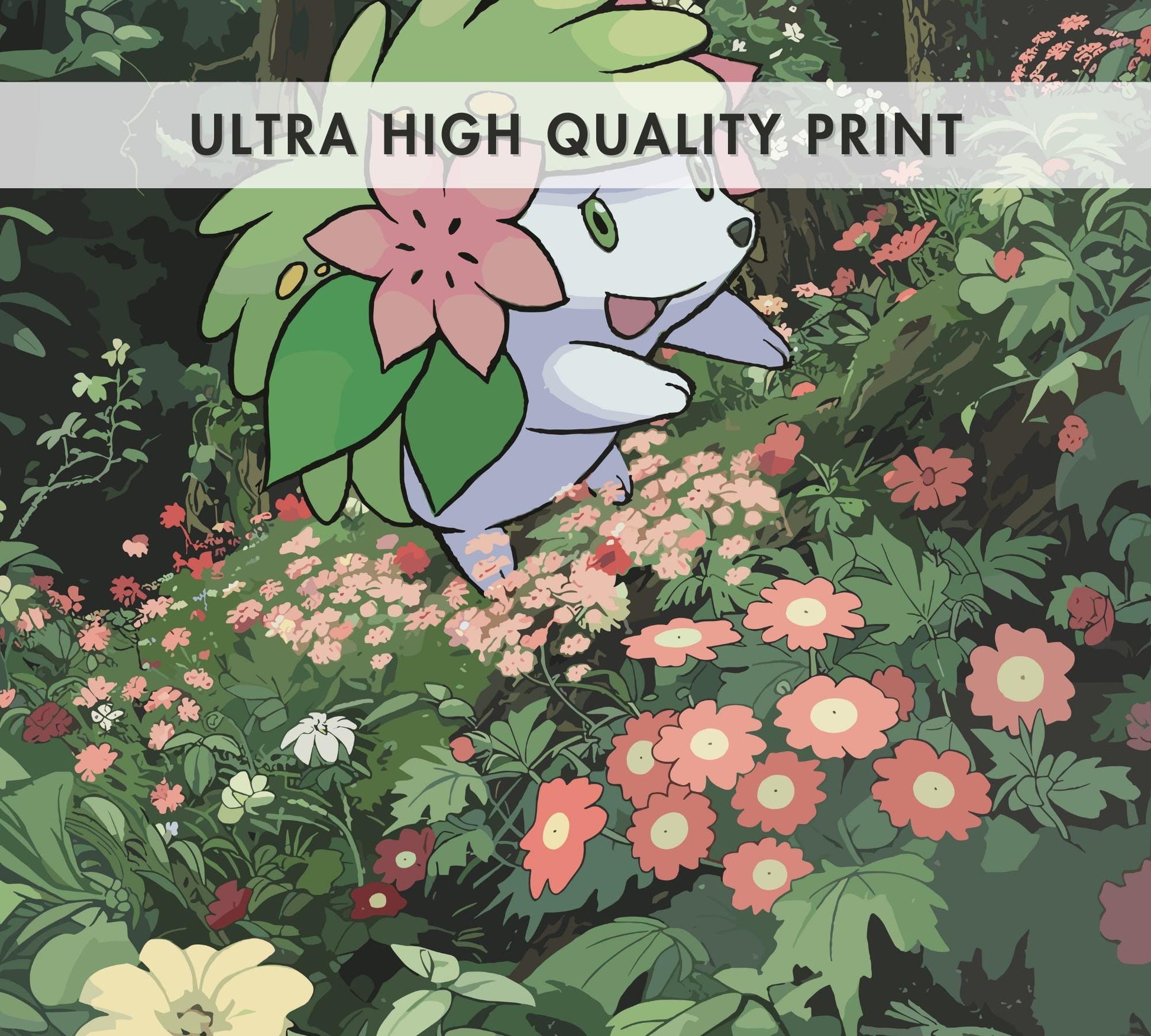 Shaymin Poster: Legendary Pokemon