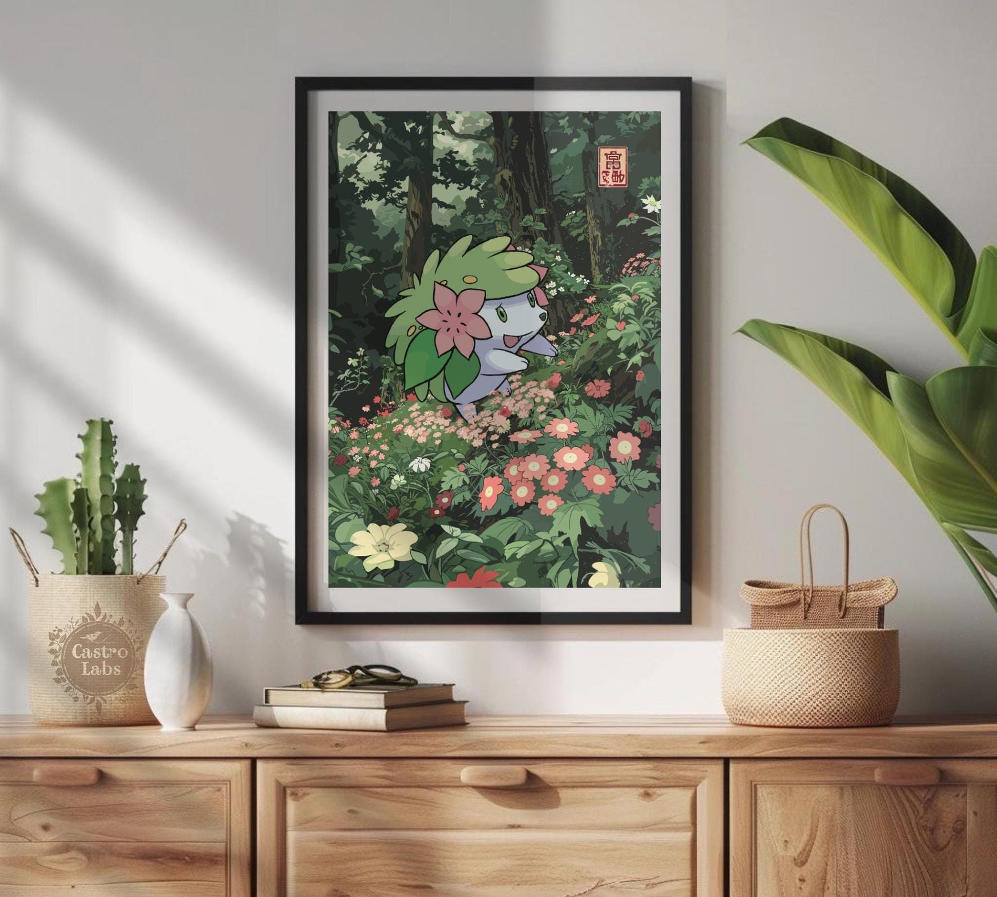 Shaymin Poster: Legendary Pokemon