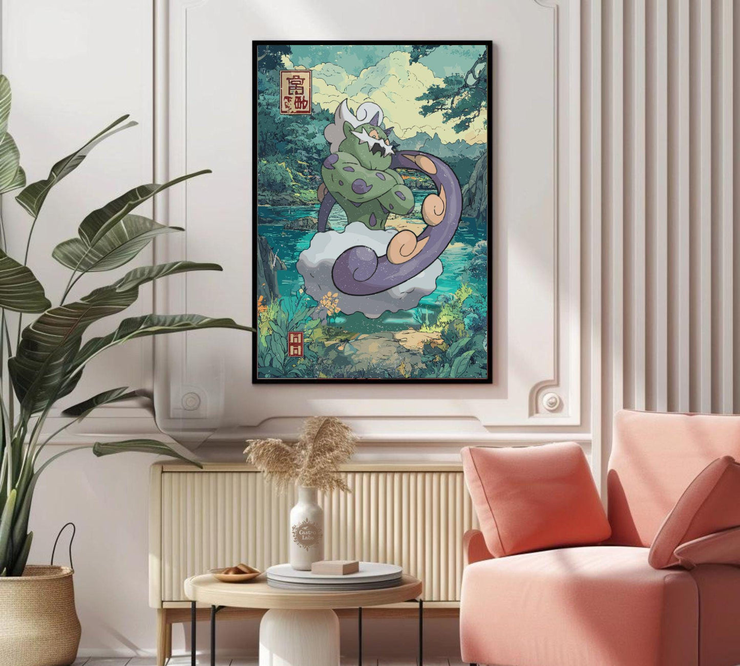 Tornadus Poster: Japanese Style Legendary Pokemon