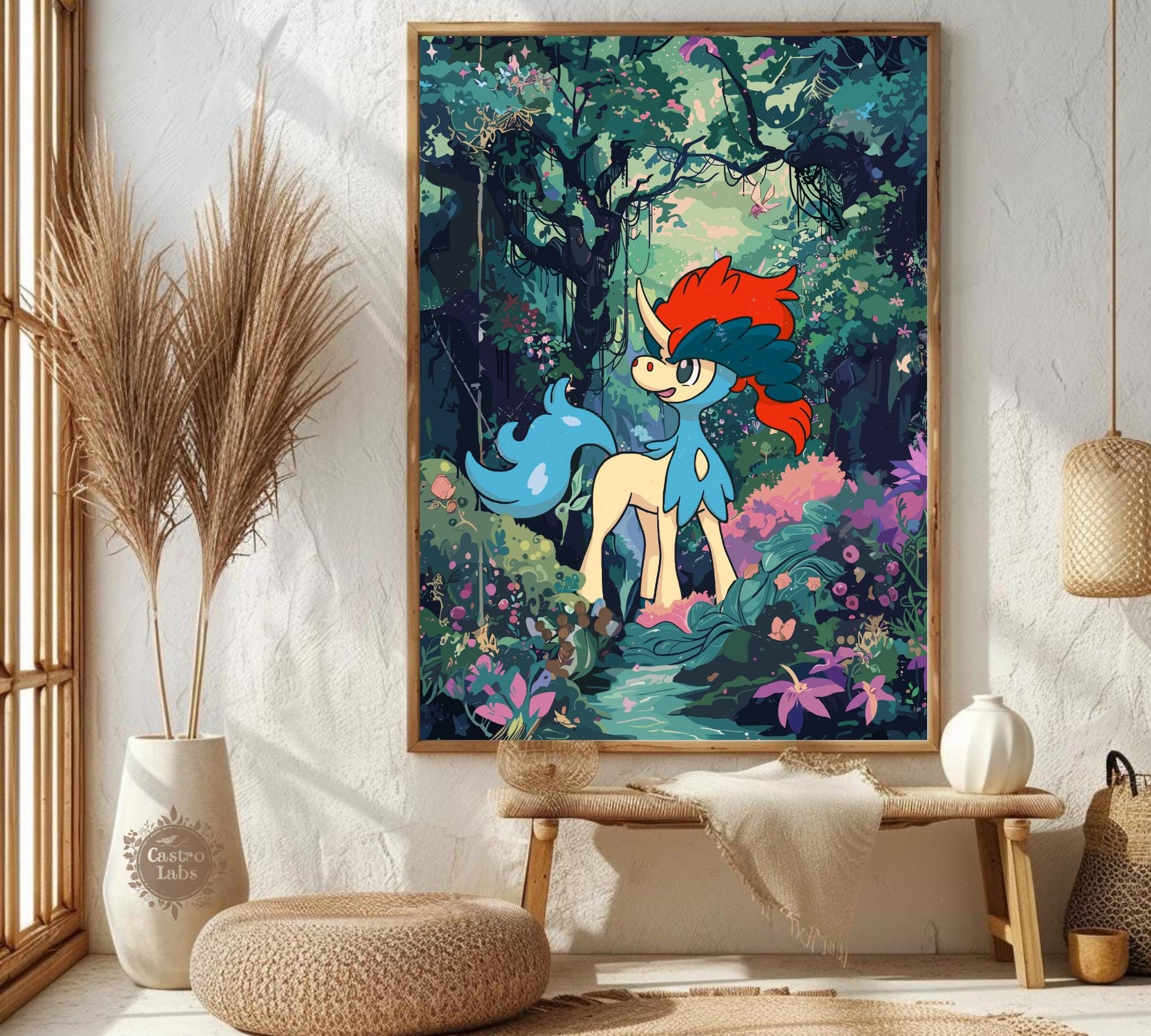 Keldeo Poster: Legendary Pokemon