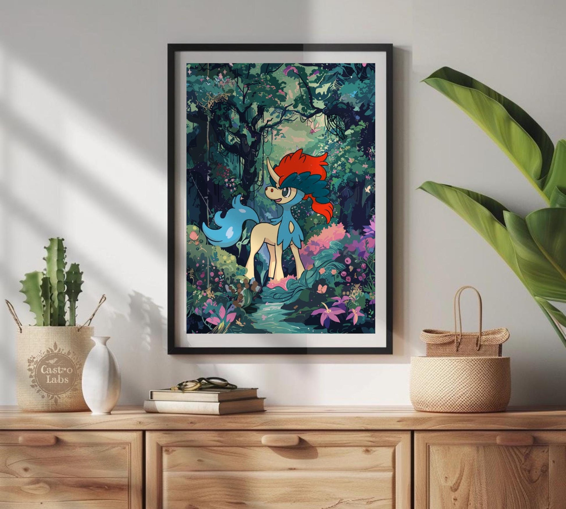 Keldeo Poster: Legendary Pokemon