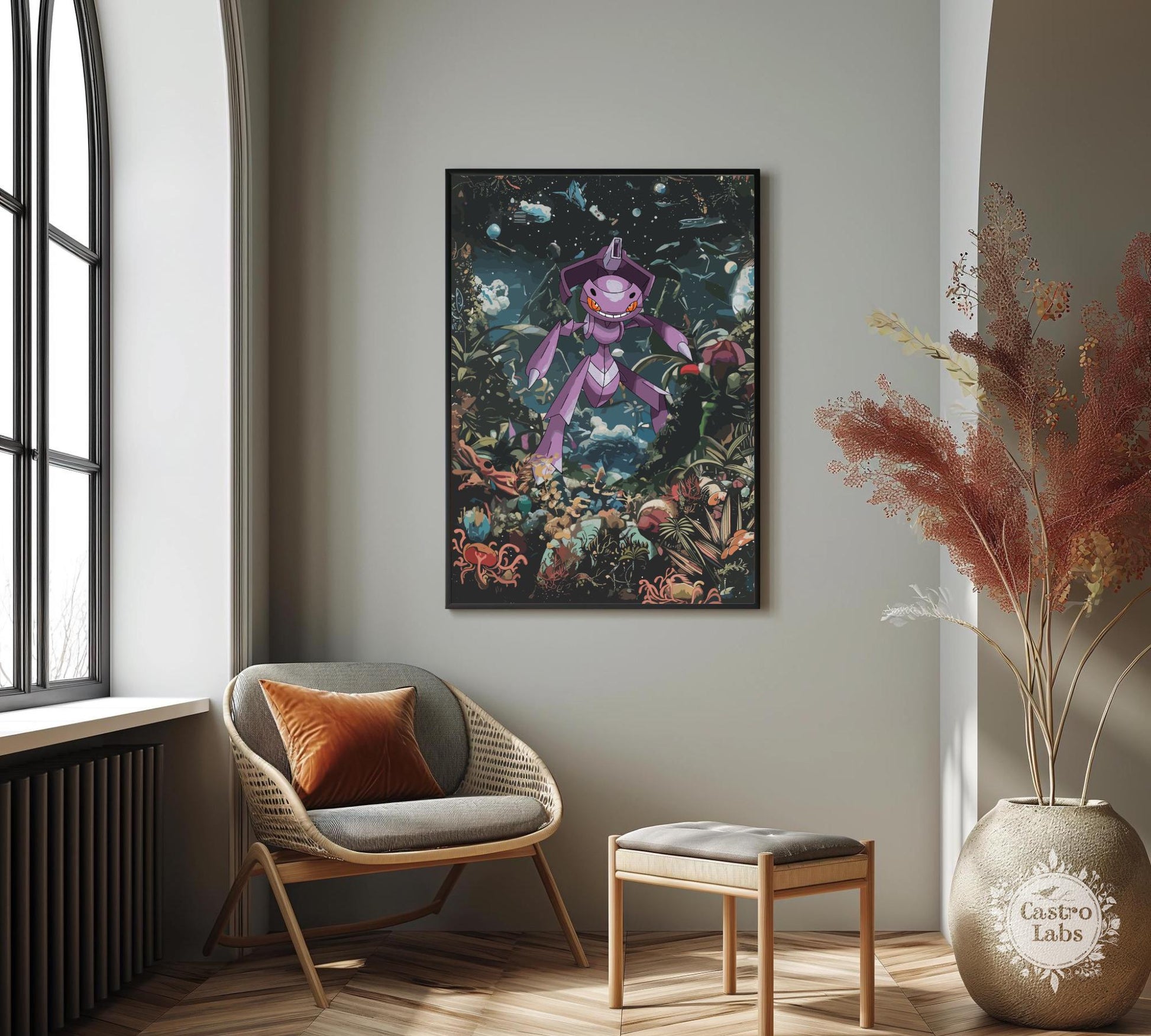 Genesect Poster: Legendary Pokemon