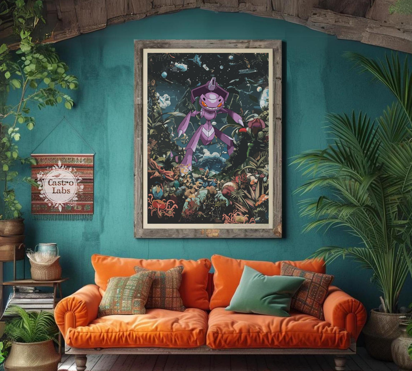 Genesect Poster: Legendary Pokemon