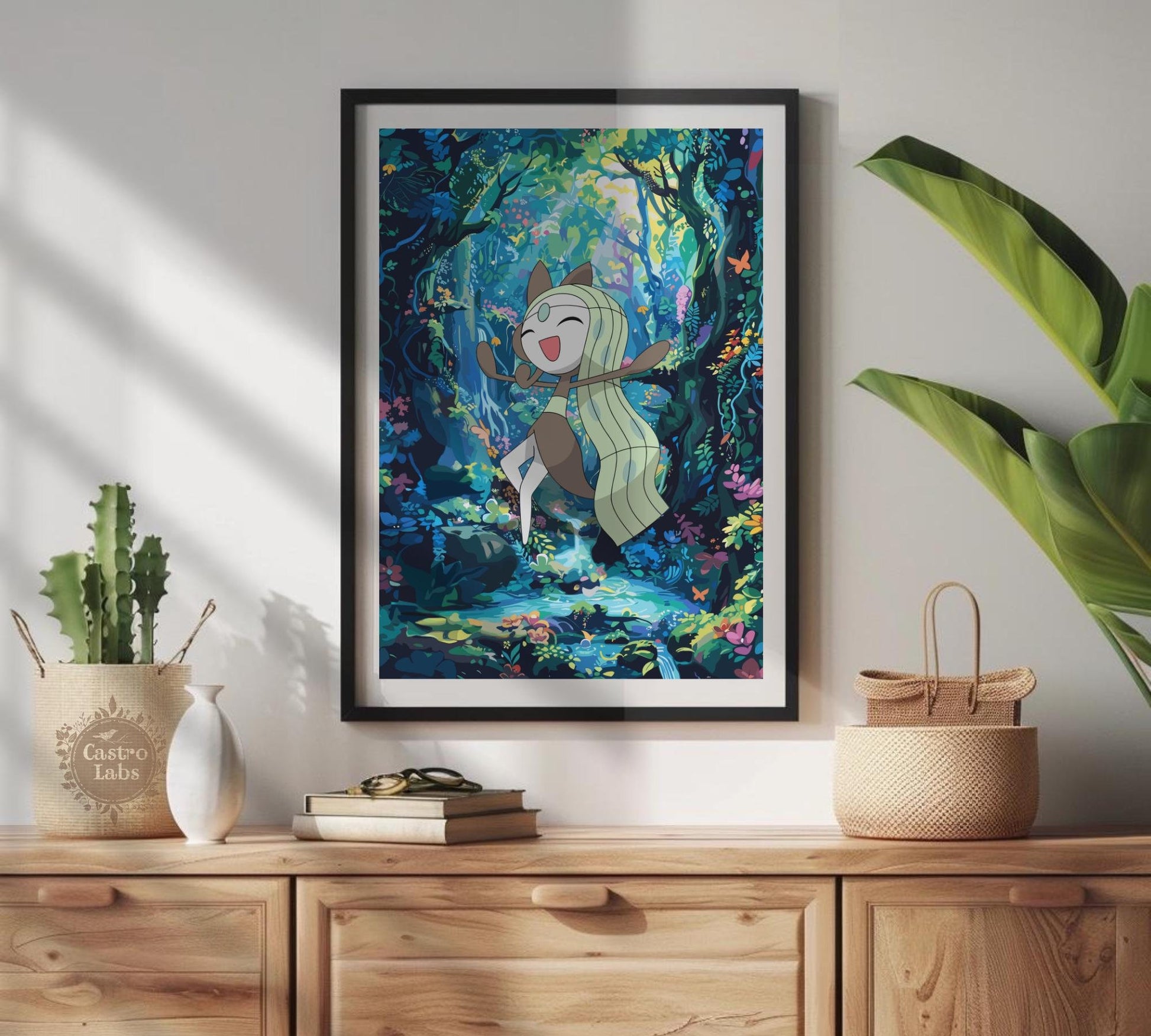 Meloetta Poster: Legendary Pokemon