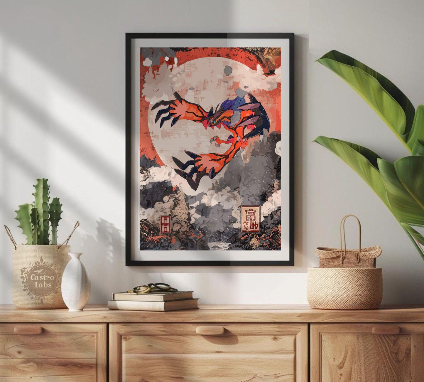 Yveltal Poster: Japanese Style