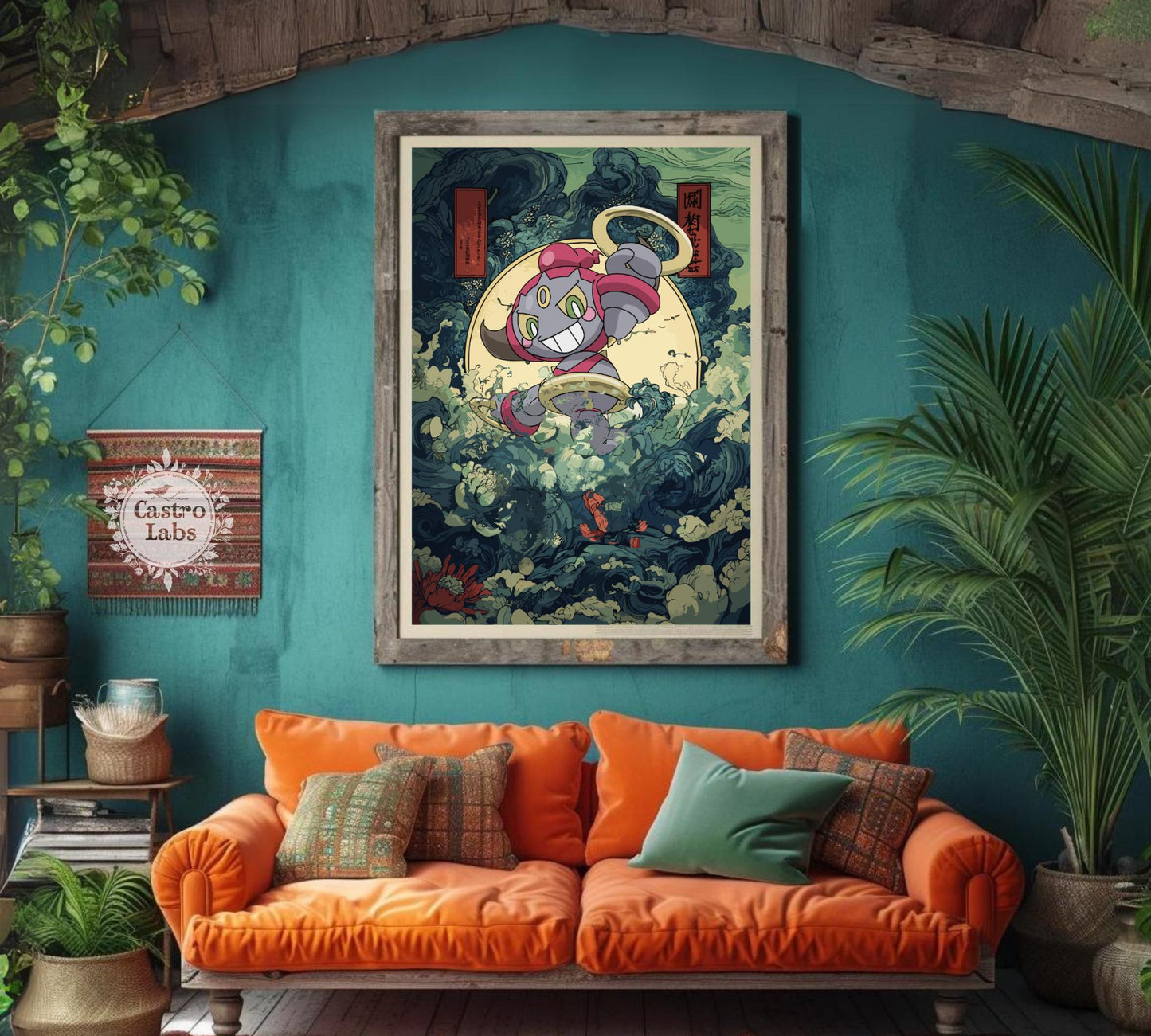 Hoopa Poster: Legendary Pokemon