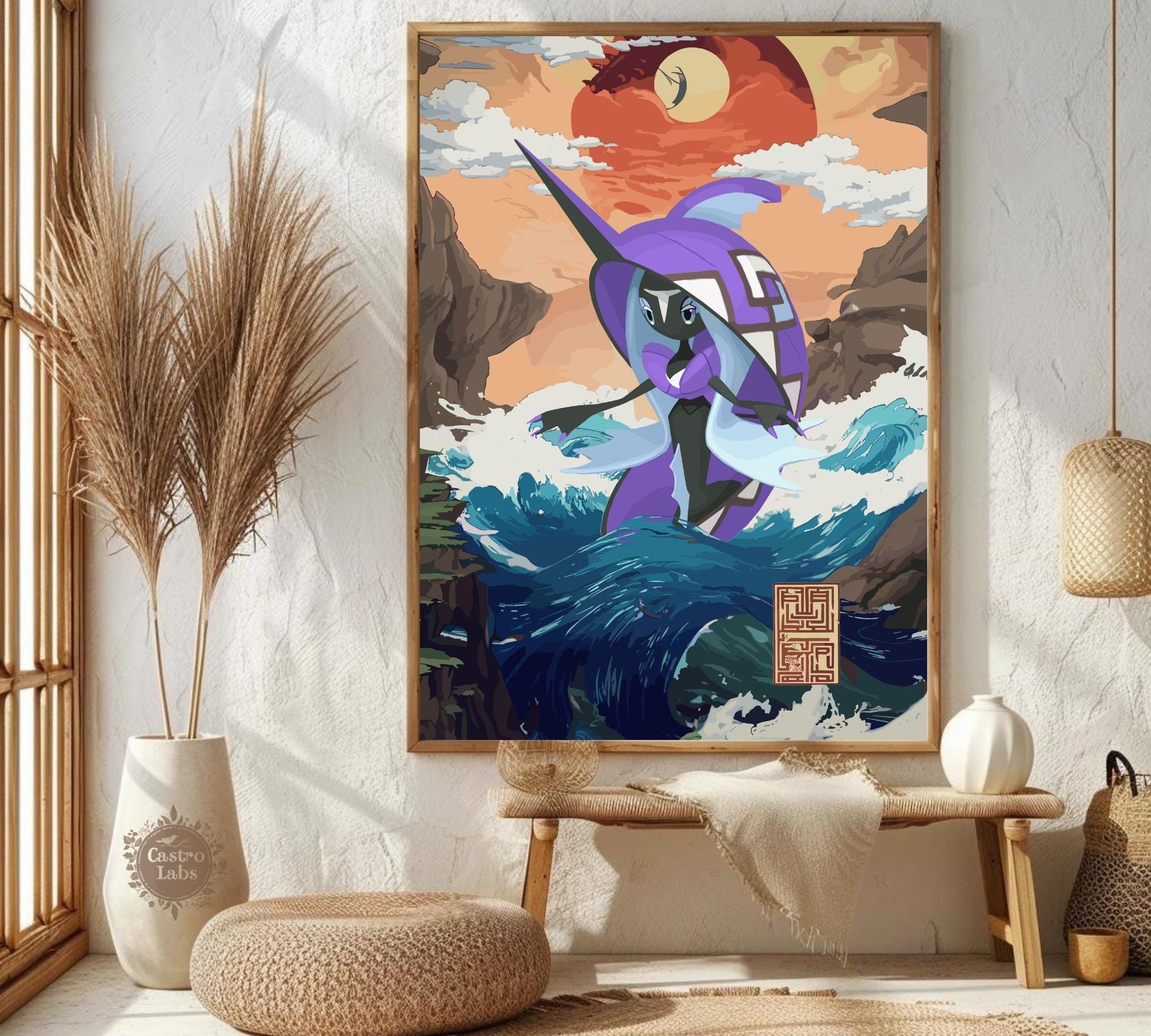 Tapu Fini Poster: Legendary Pokemon