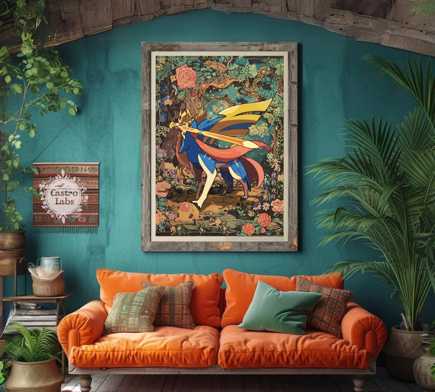 Zacian Legendary Pokemon Print