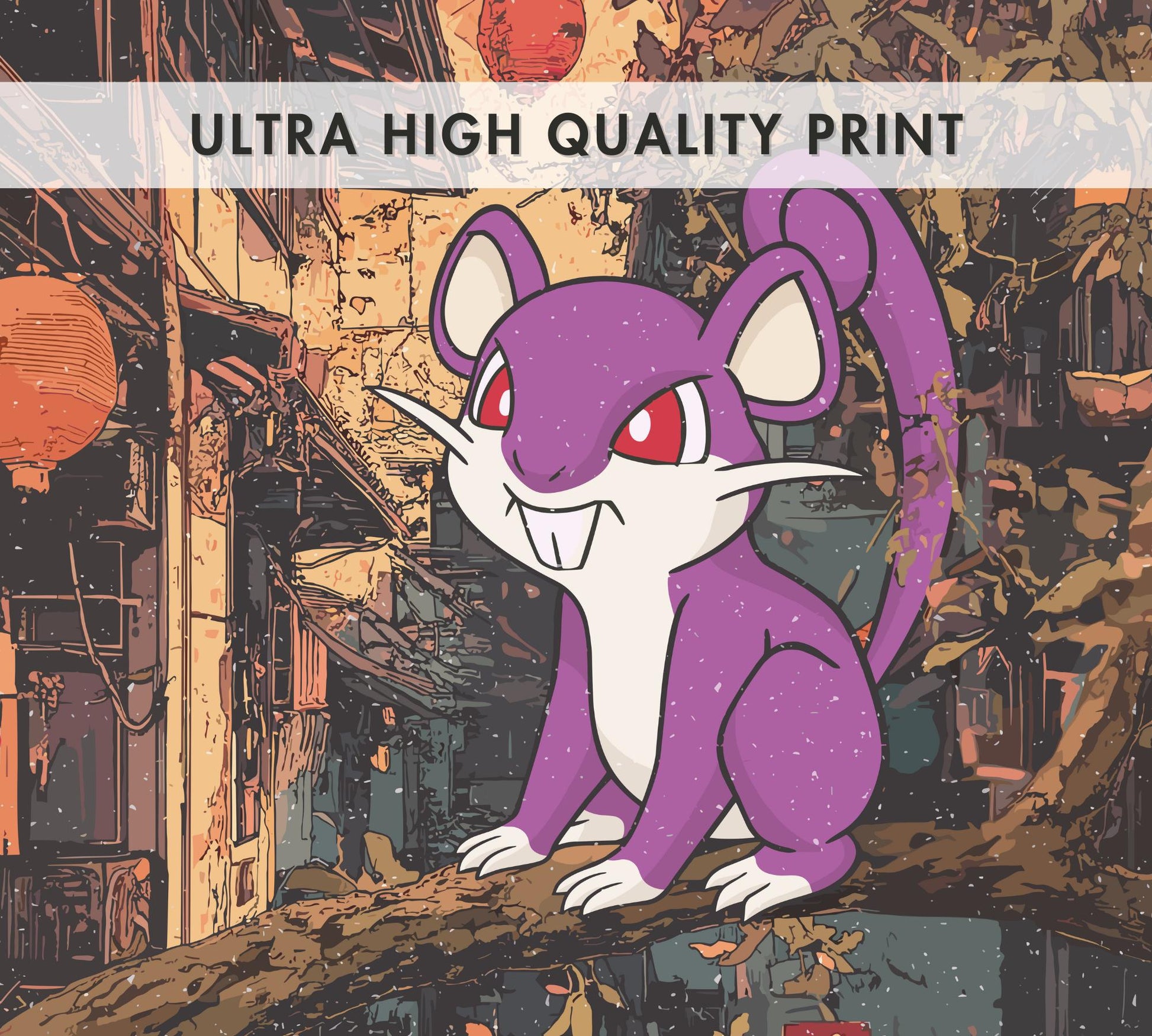 Rattata Poster: Legendary Pokemon