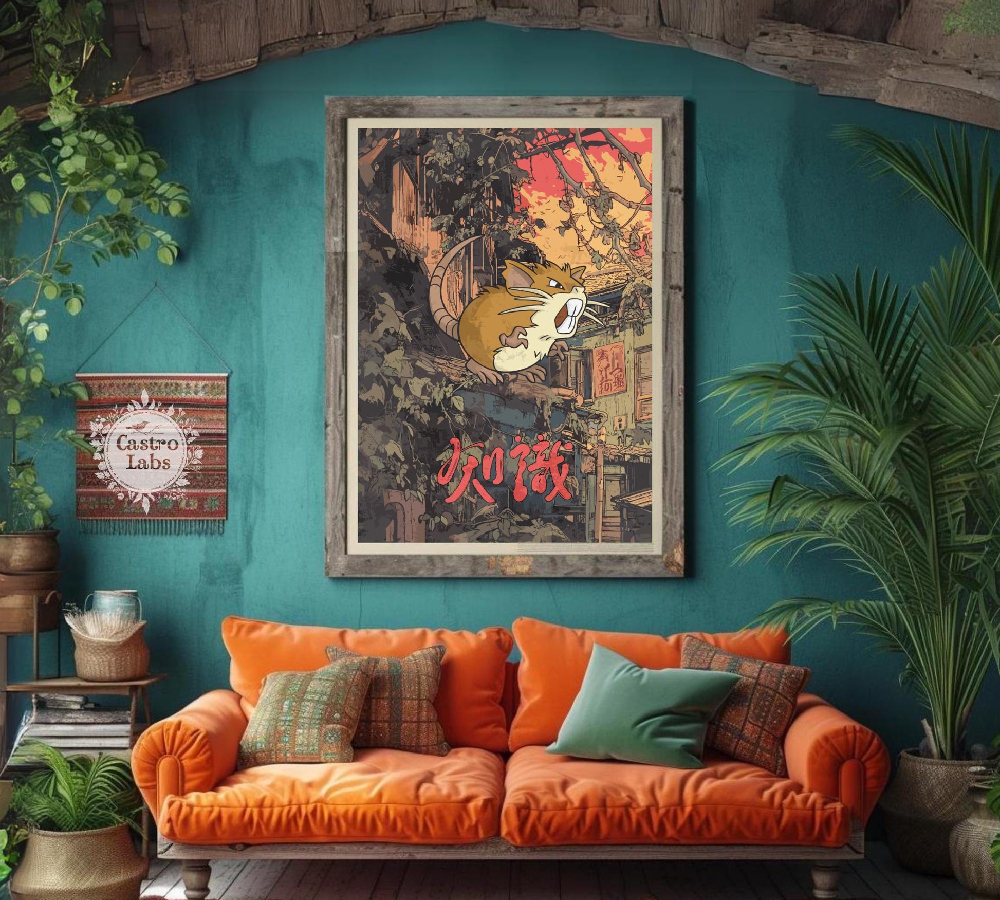 Raticate Poster: Legendary Pokemon