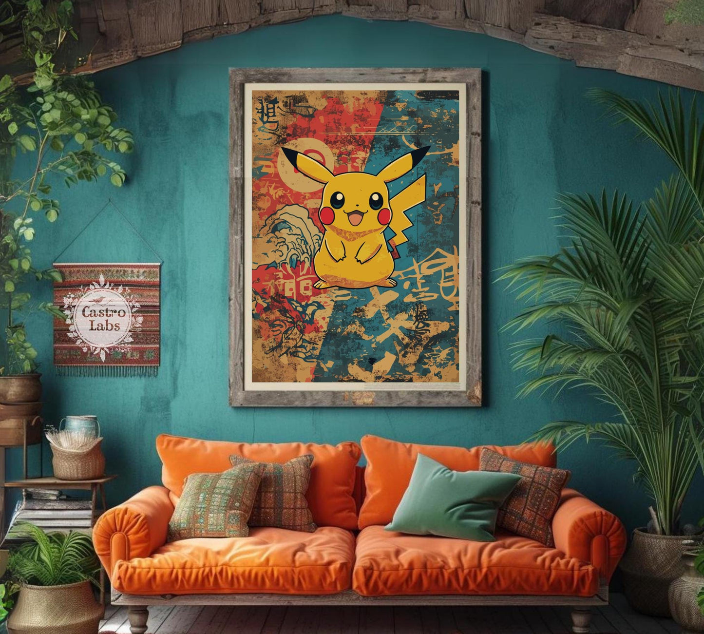 Pikachu Poster: Legendary Pokemon