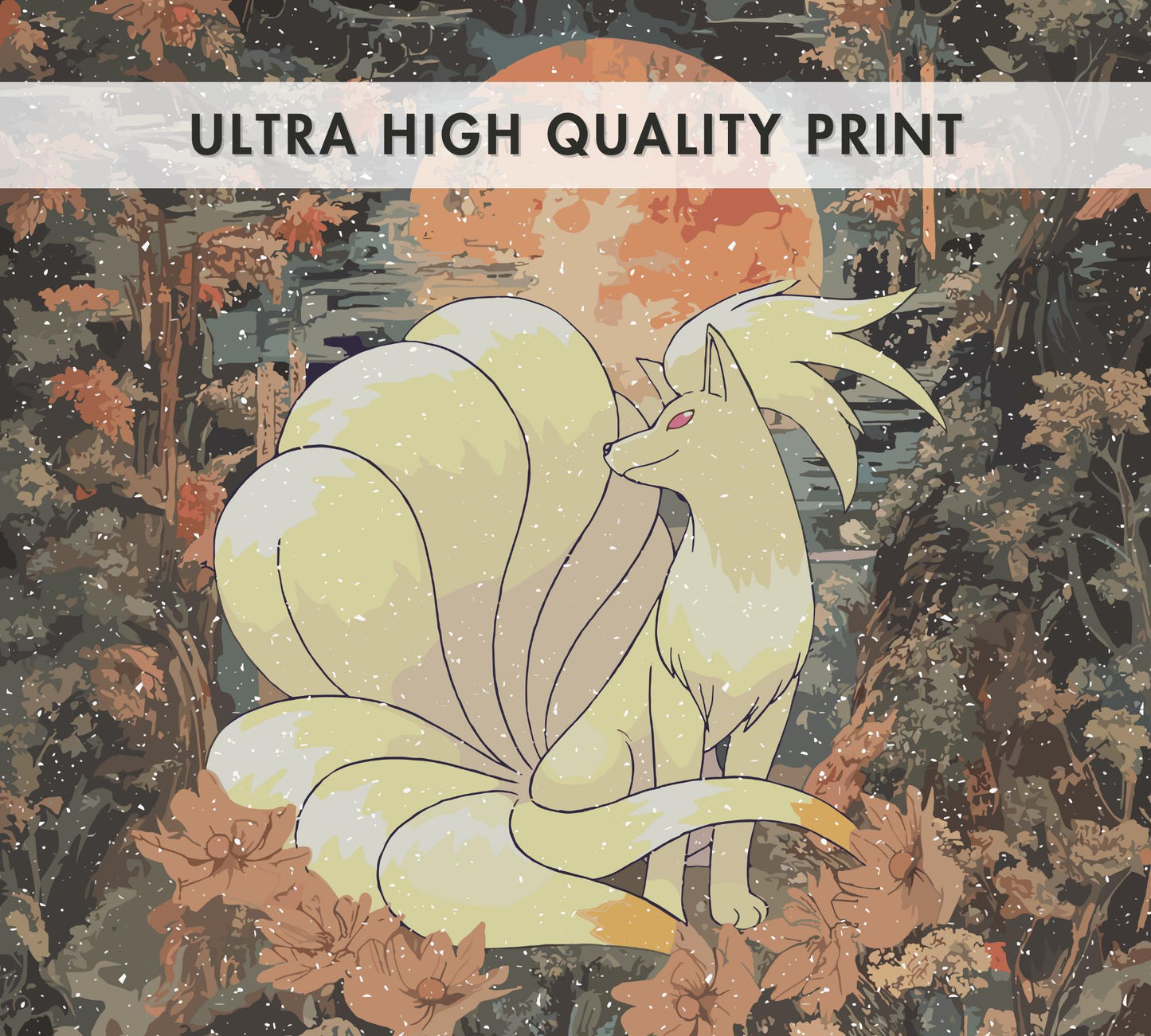 Ninetales Poster: Legendary Pokemon