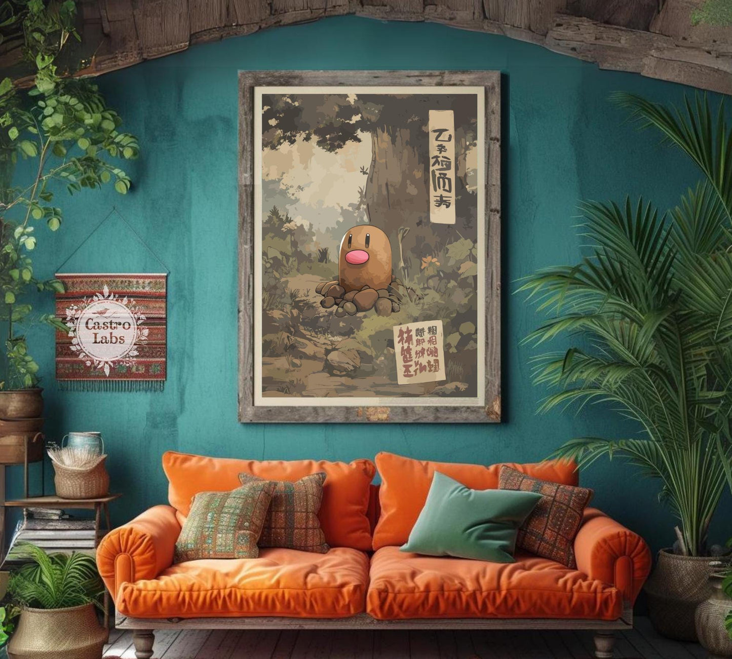 Diglett Poster: Legendary Pokemon