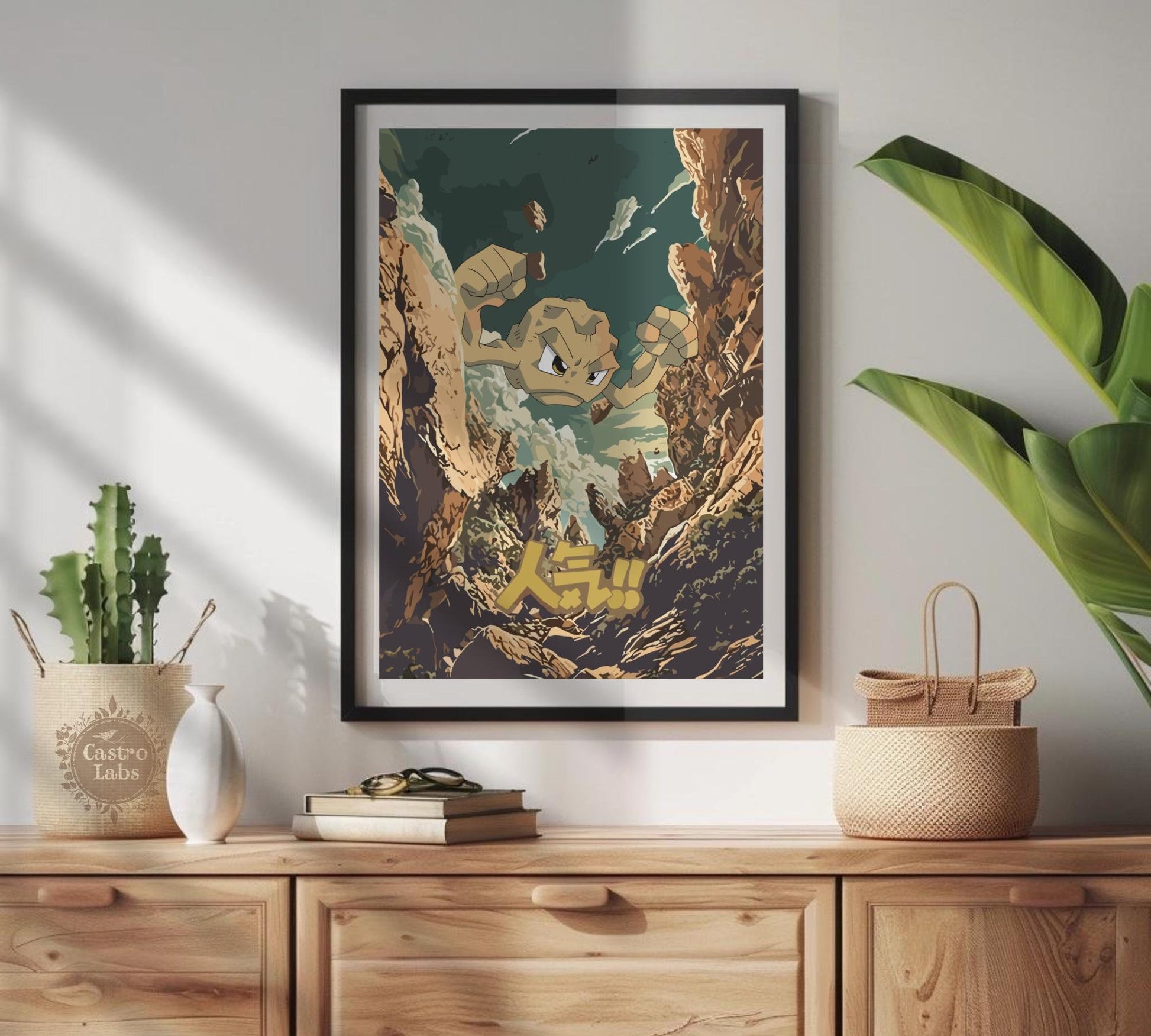 Geodude Poster: Legendary Pokemon