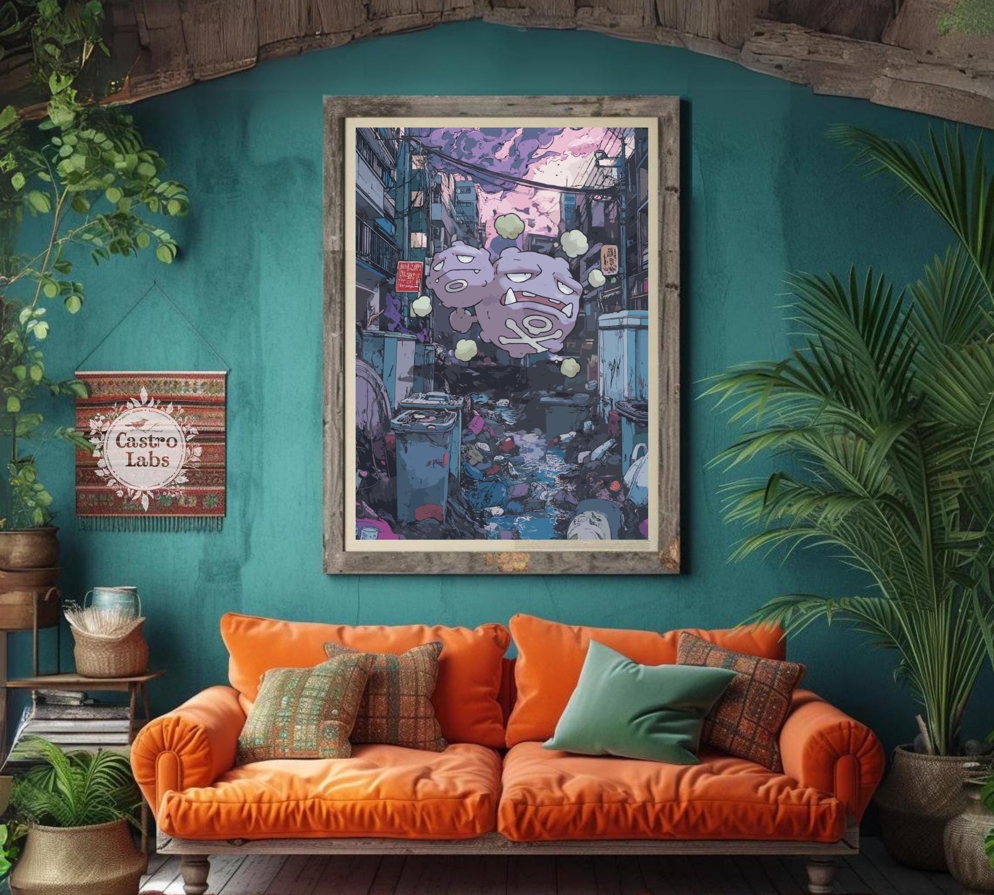 Weezing Poster: Legendary Pokemon