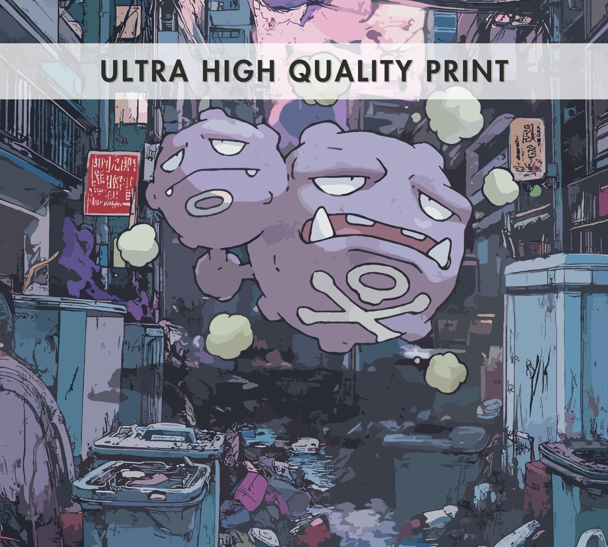 Weezing Poster: Legendary Pokemon