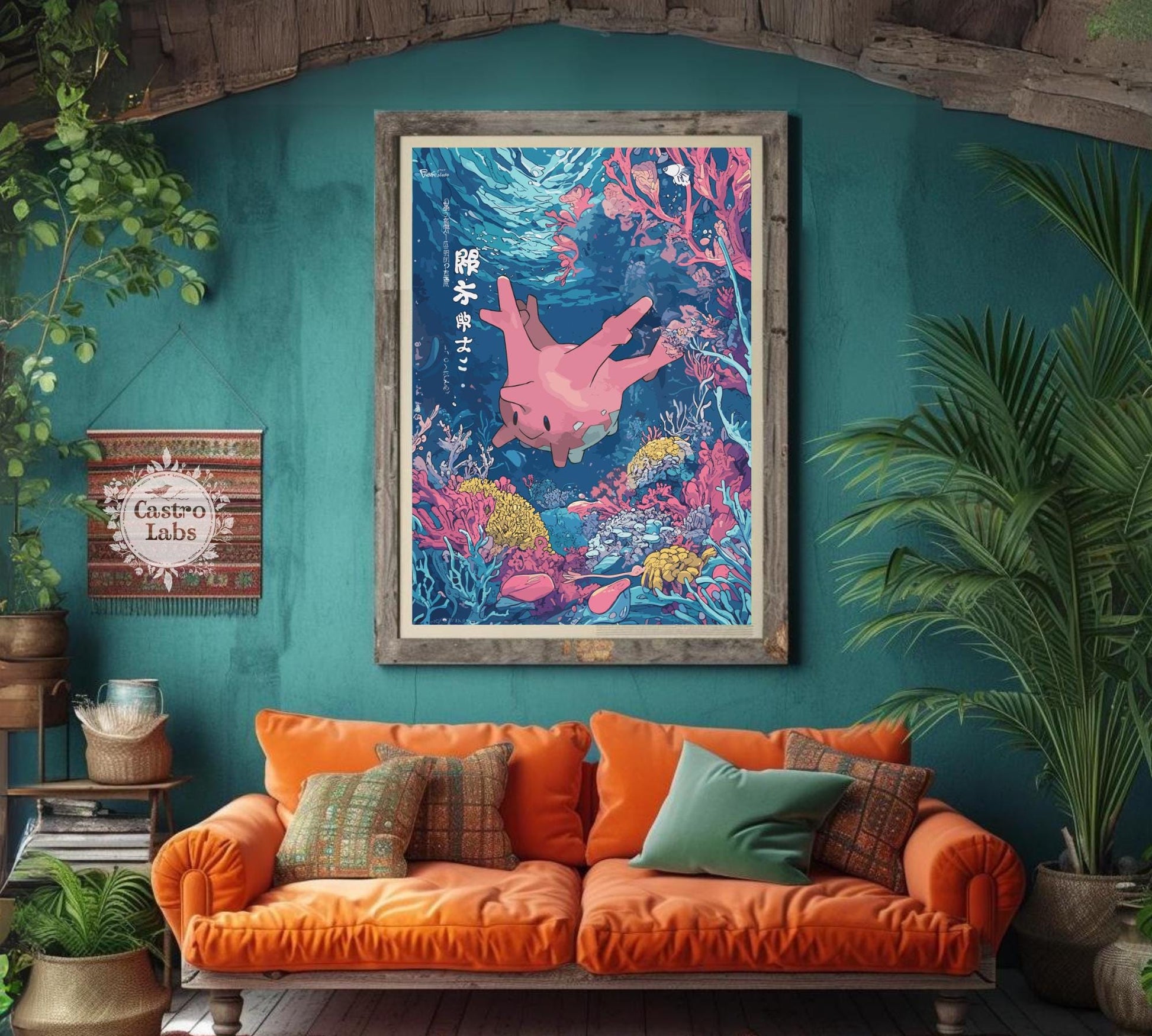 Corsola Poster: Legendary Pokemon