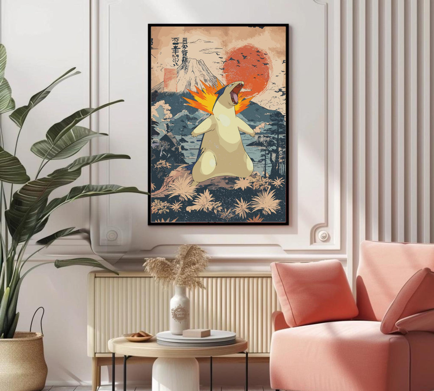 Typhlosion Poster: Legendary Pokemon