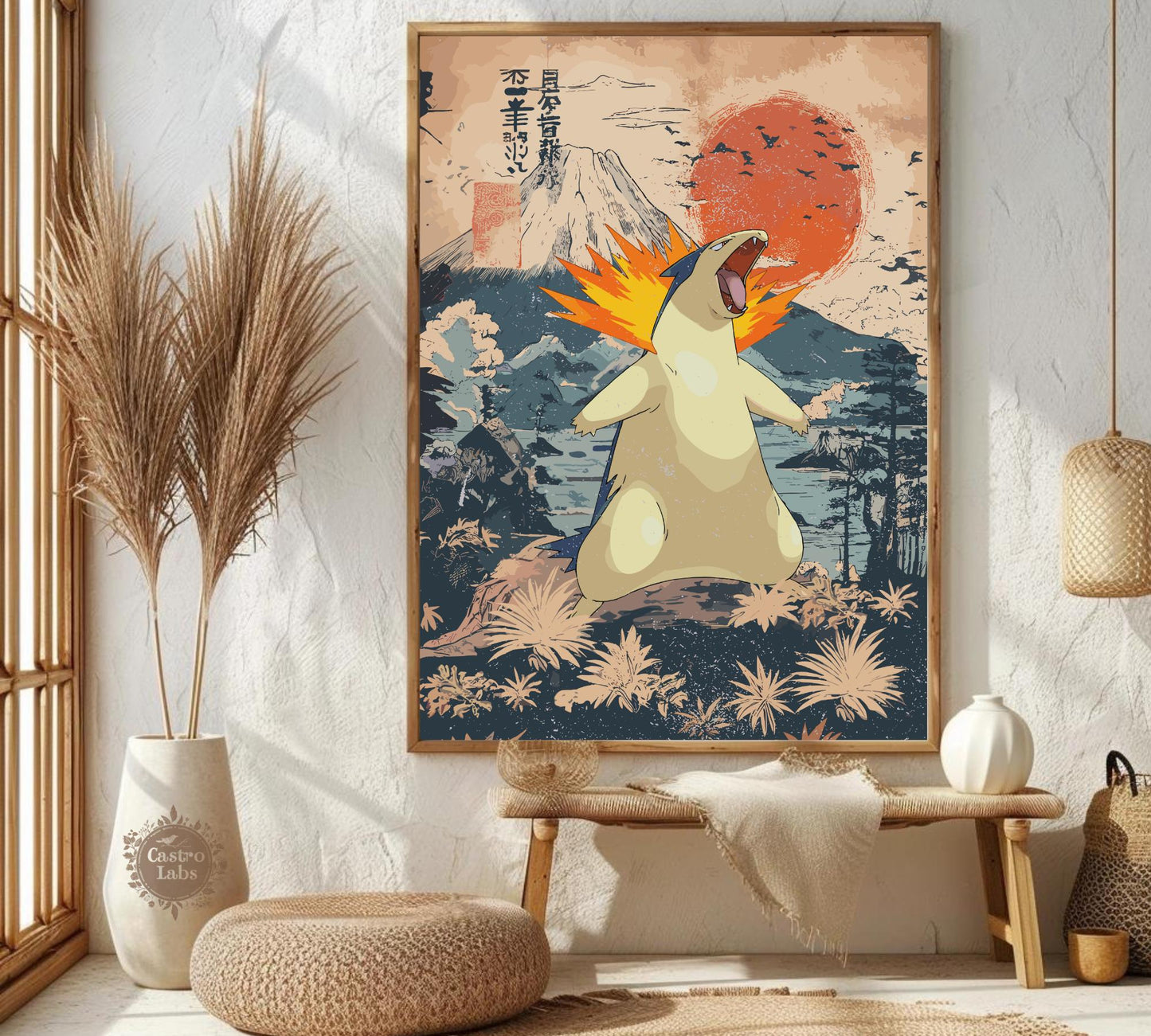 Typhlosion Poster: Legendary Pokemon