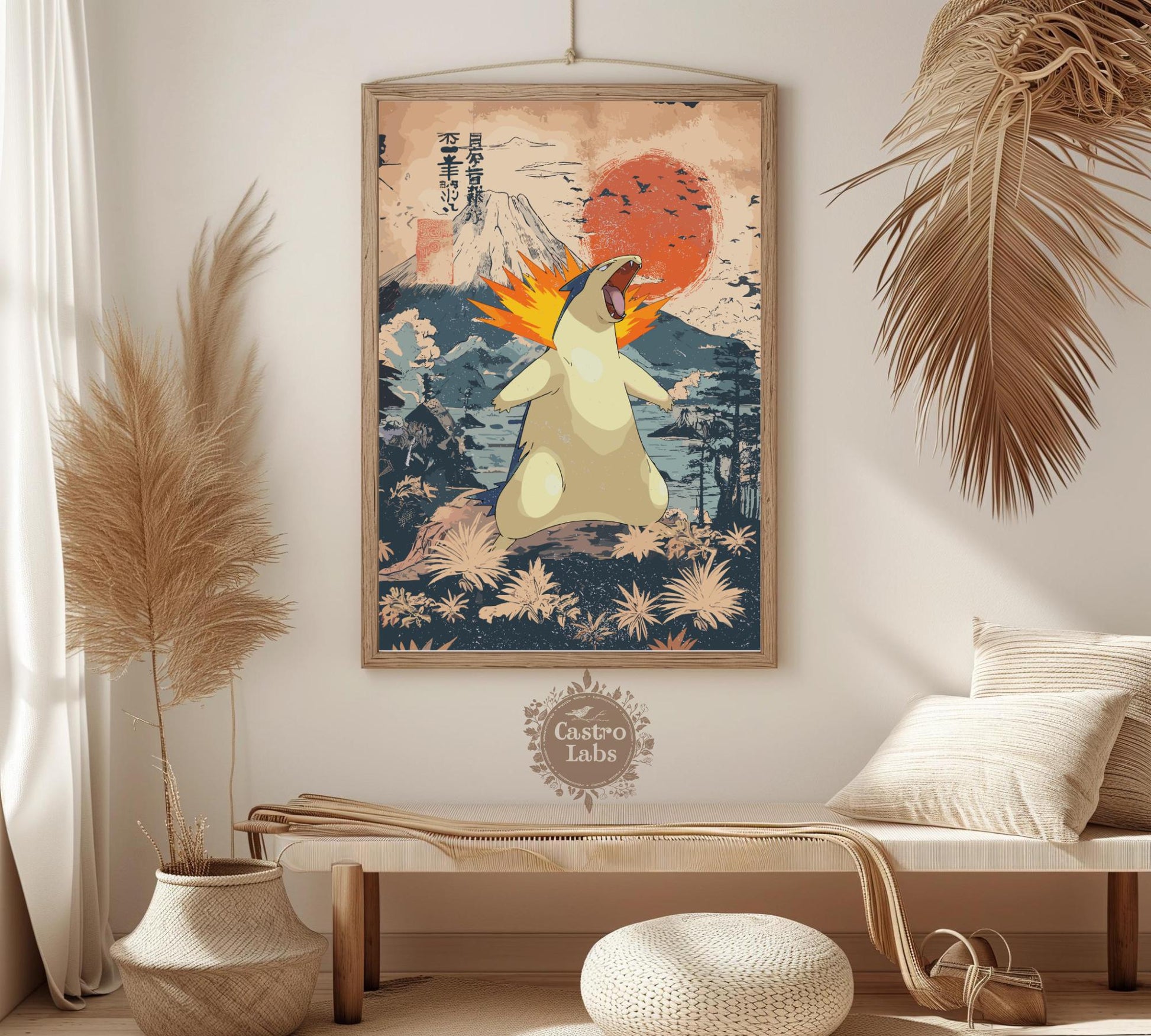 Typhlosion Poster: Legendary Pokemon