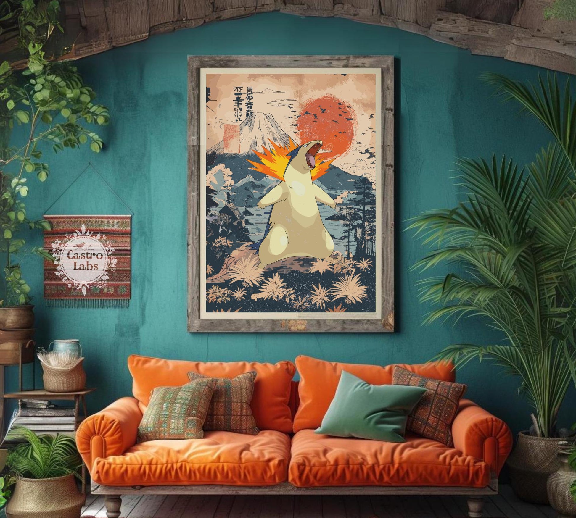 Typhlosion Poster: Legendary Pokemon