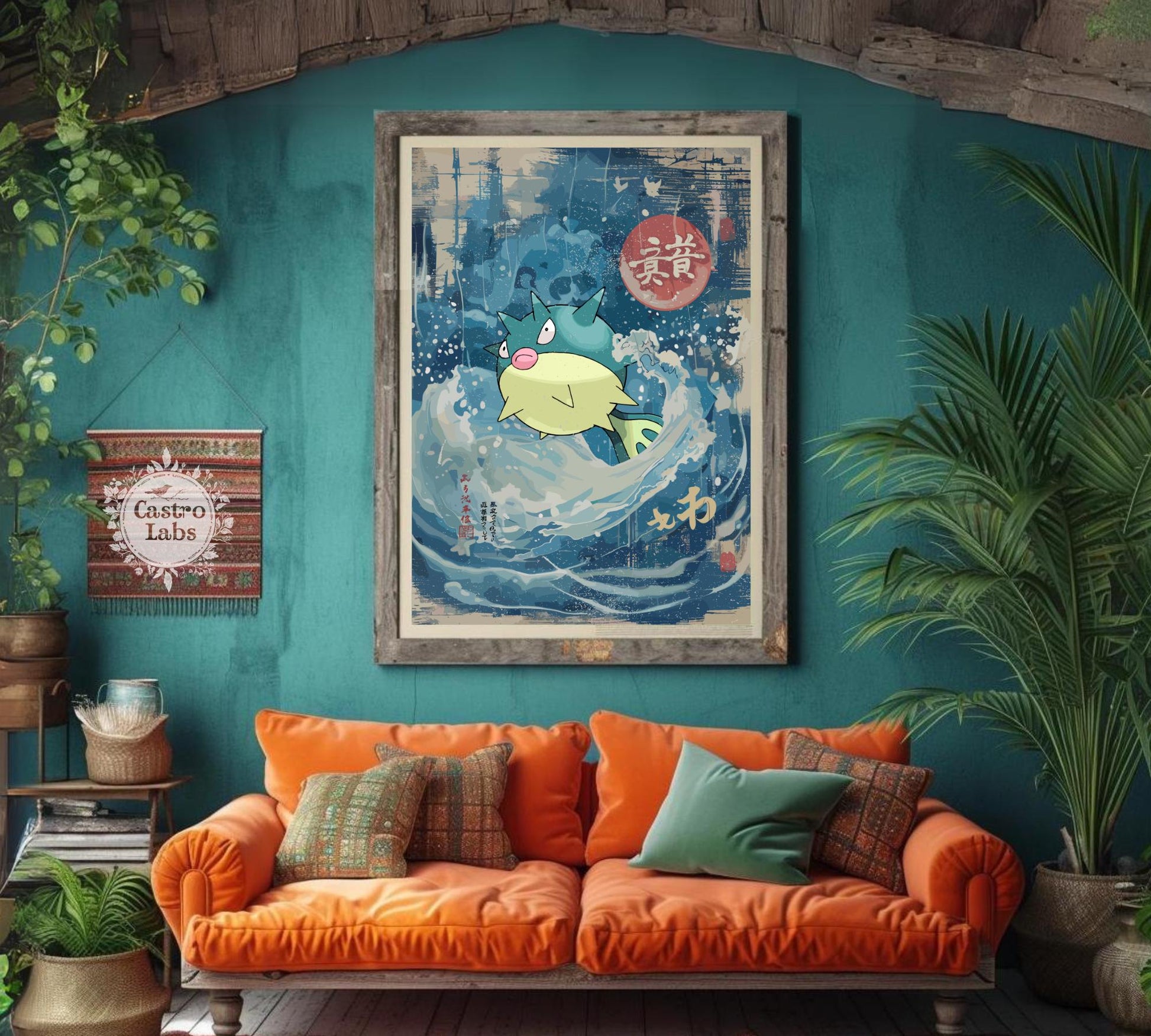 Qwilfish Poster: Legendary Pokémon