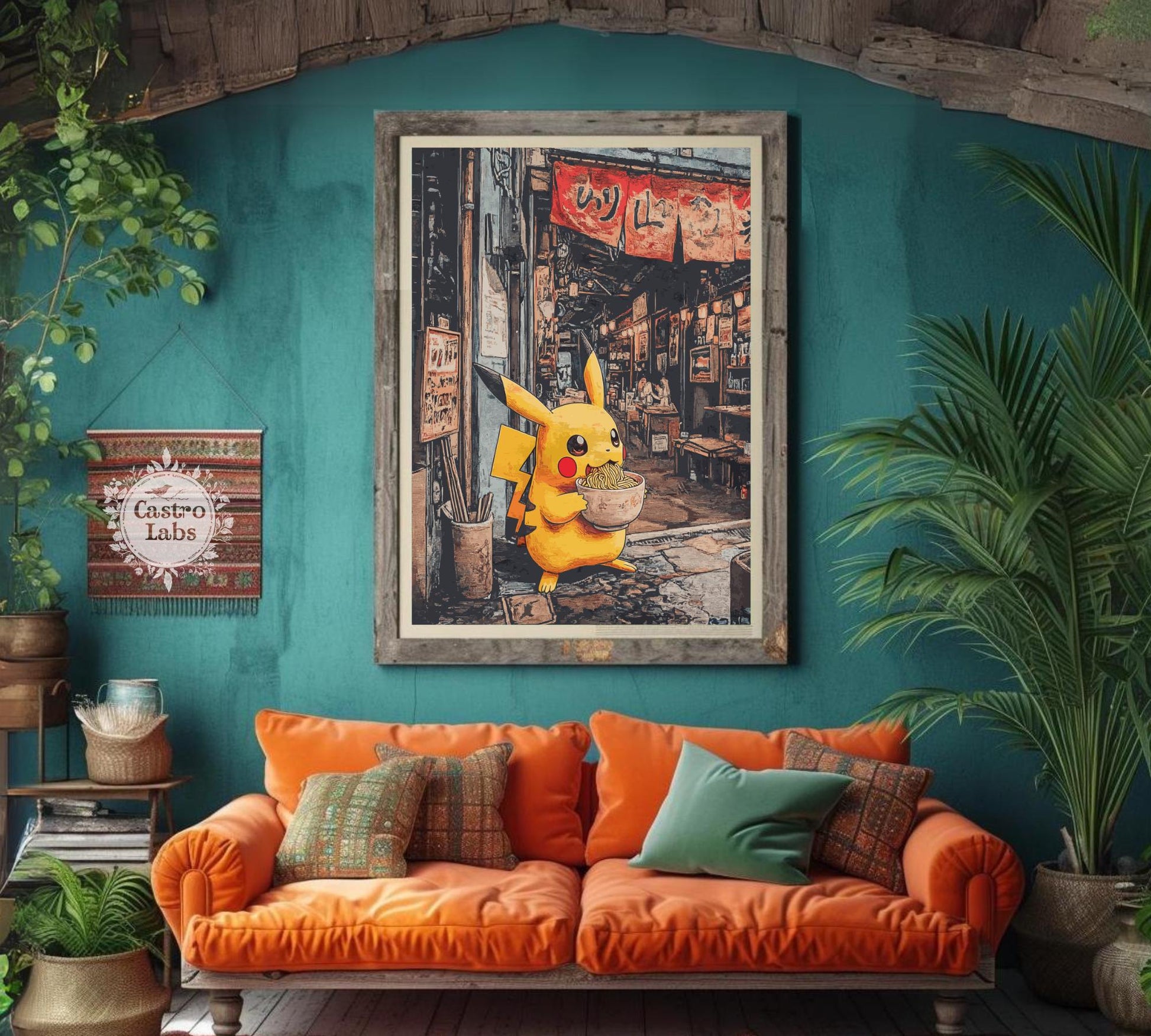 Pikachu Ramen Series Poster