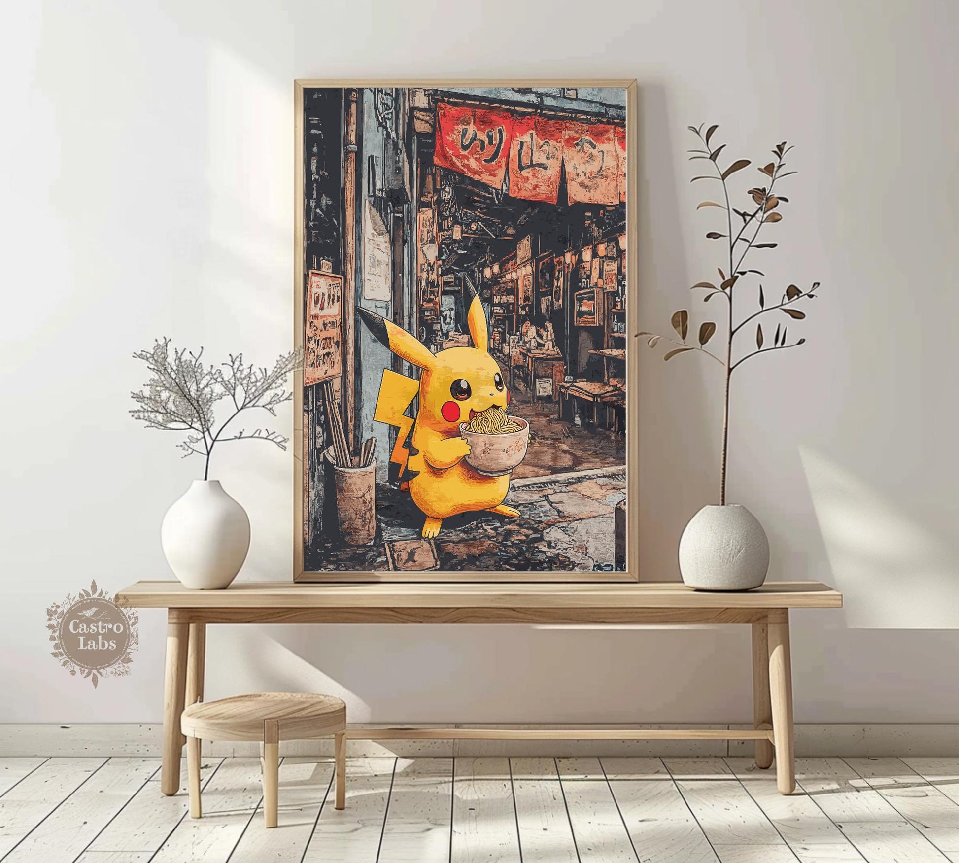 Pikachu Ramen Series Poster