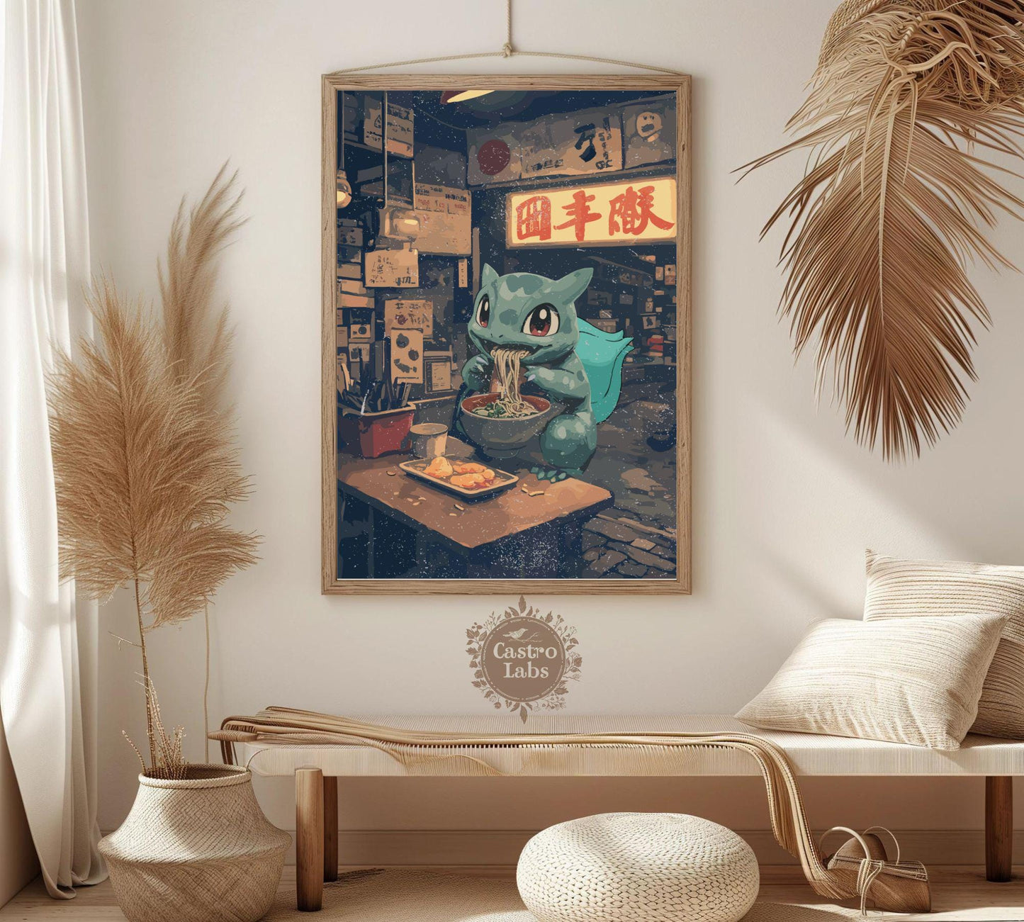 Bulbasaur Ramen Series Poster