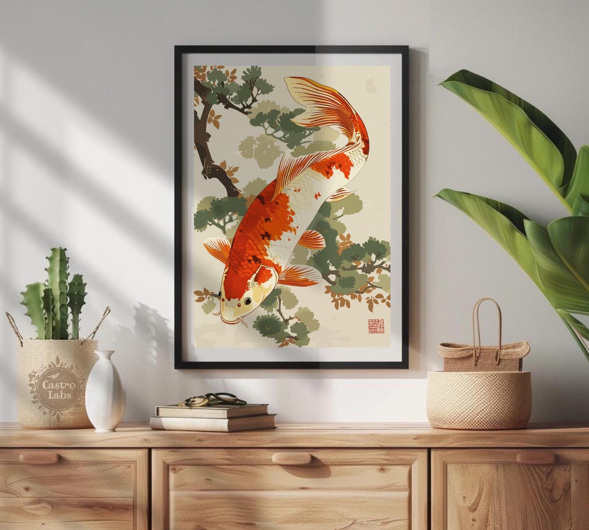 Japanese Koi Fish Poster - Japanese Koi Fish