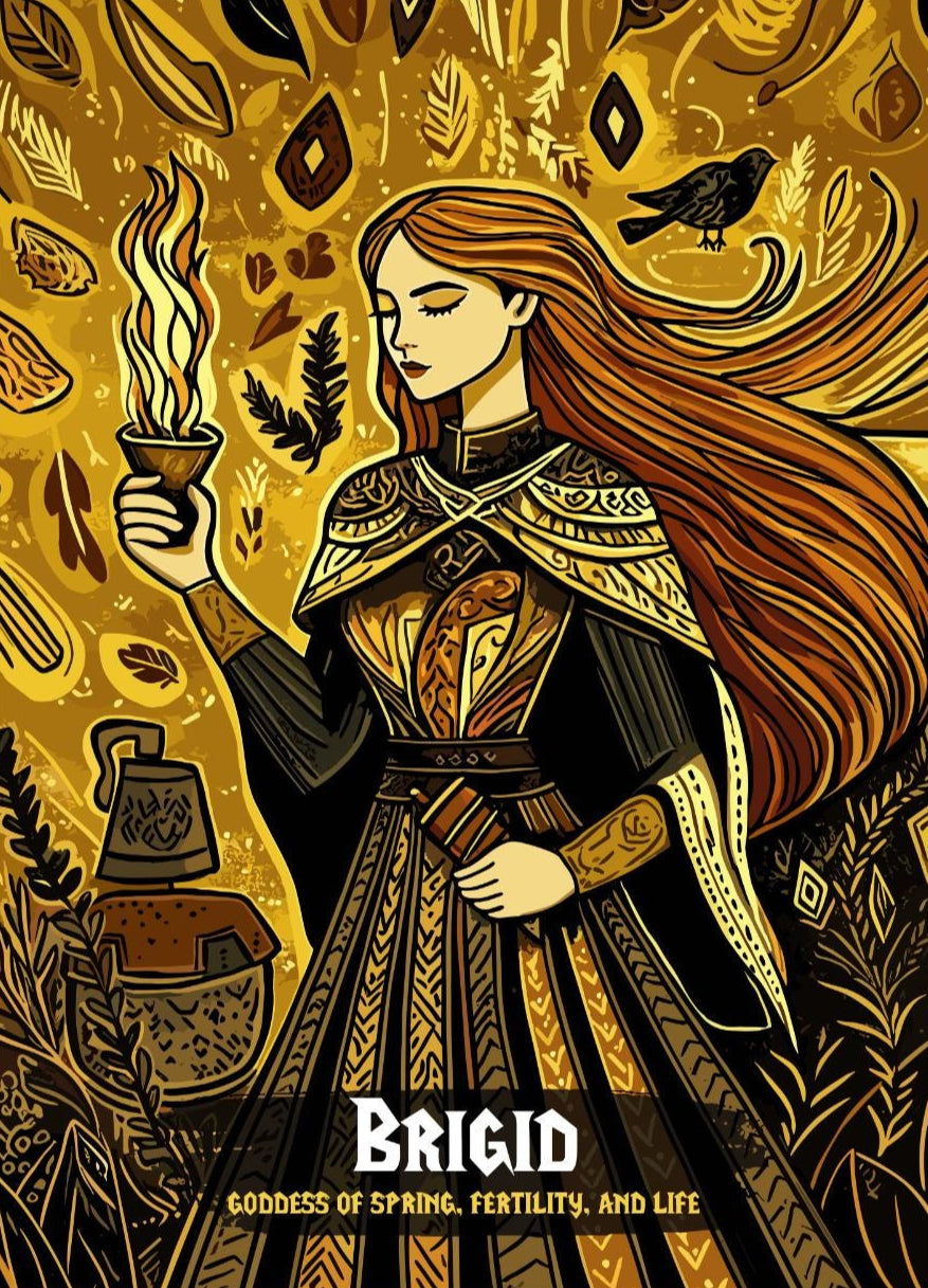 Brigid Poster, Celtic Mythology